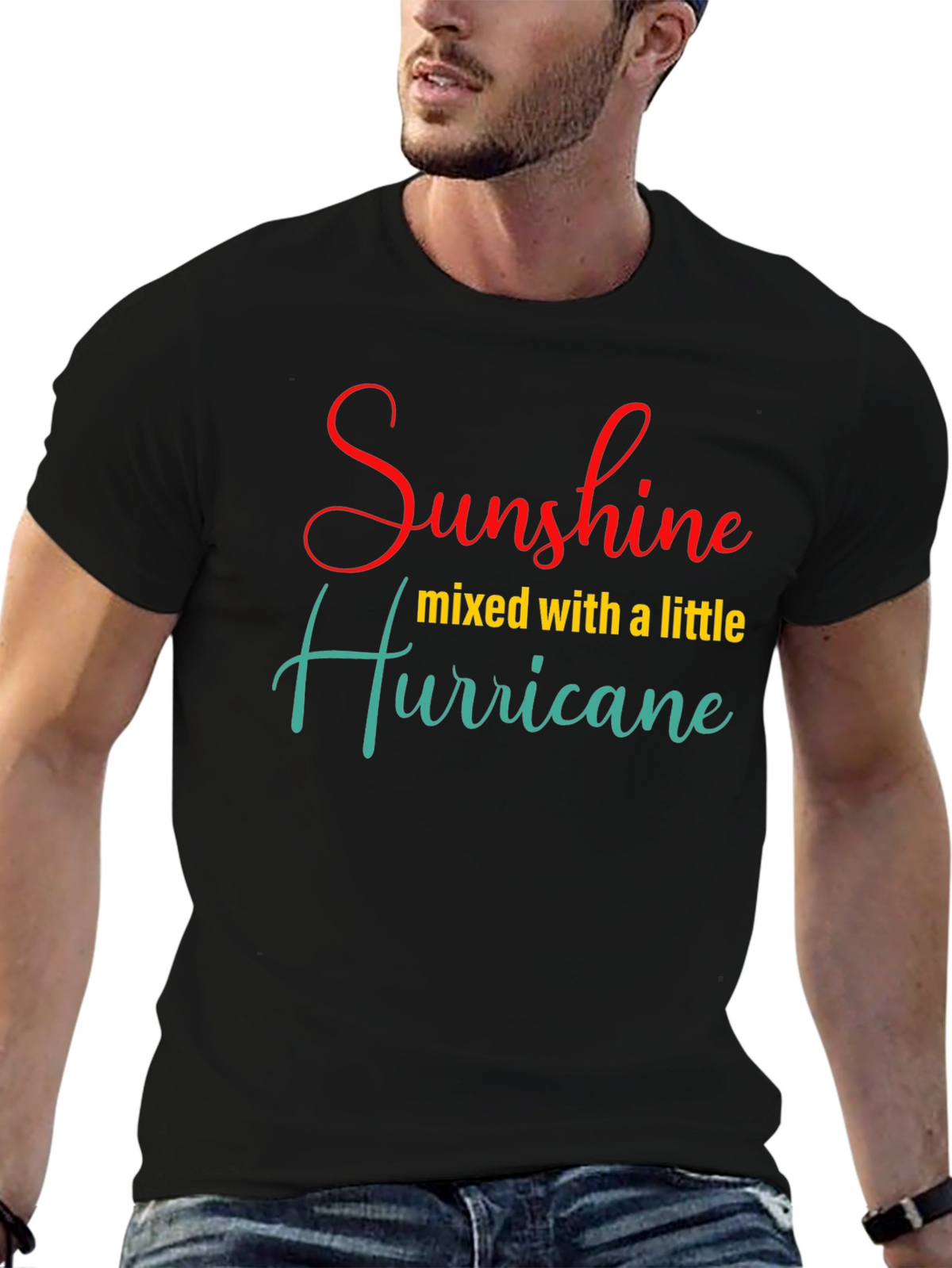 Sunshine Hurricane Graphic T-Shirt