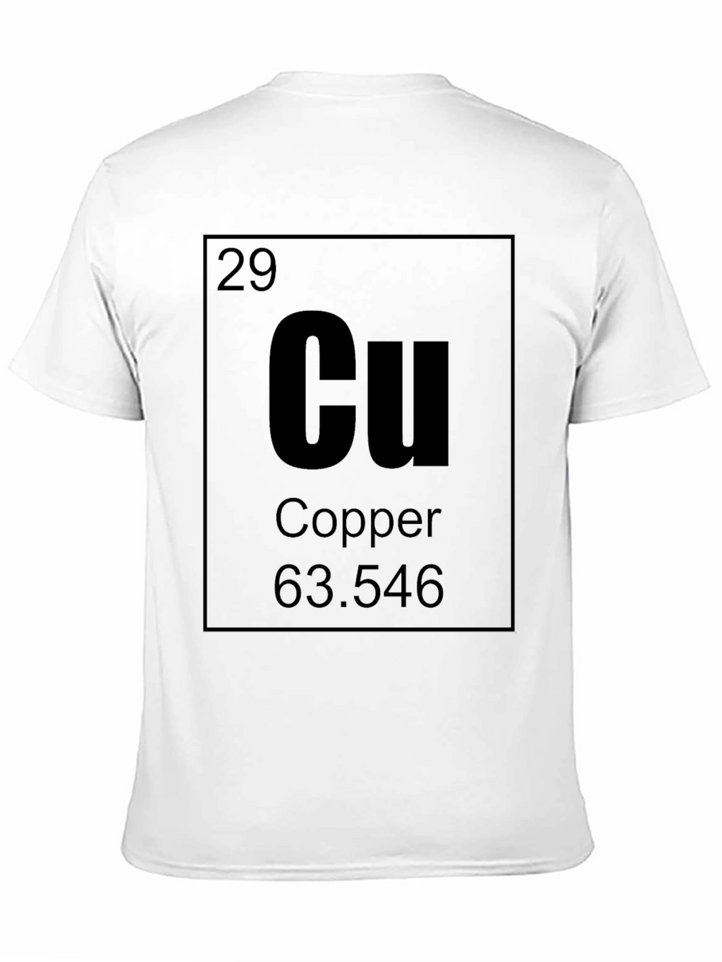 Copper Element T-Shirt - Periodic Table Chemistry Tee