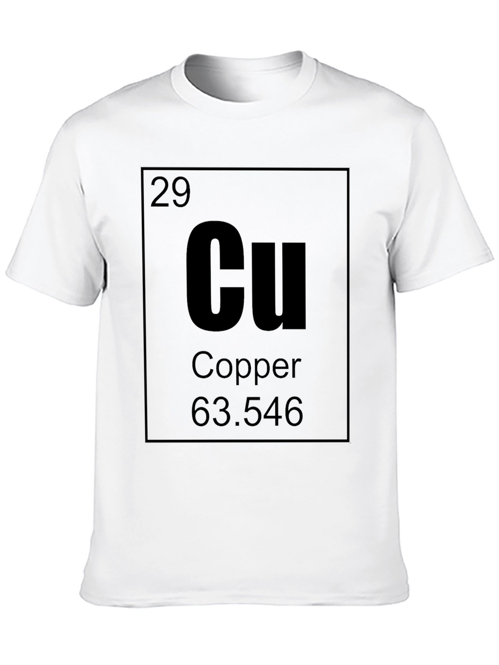 Copper Element T-Shirt - Periodic Table Chemistry Tee