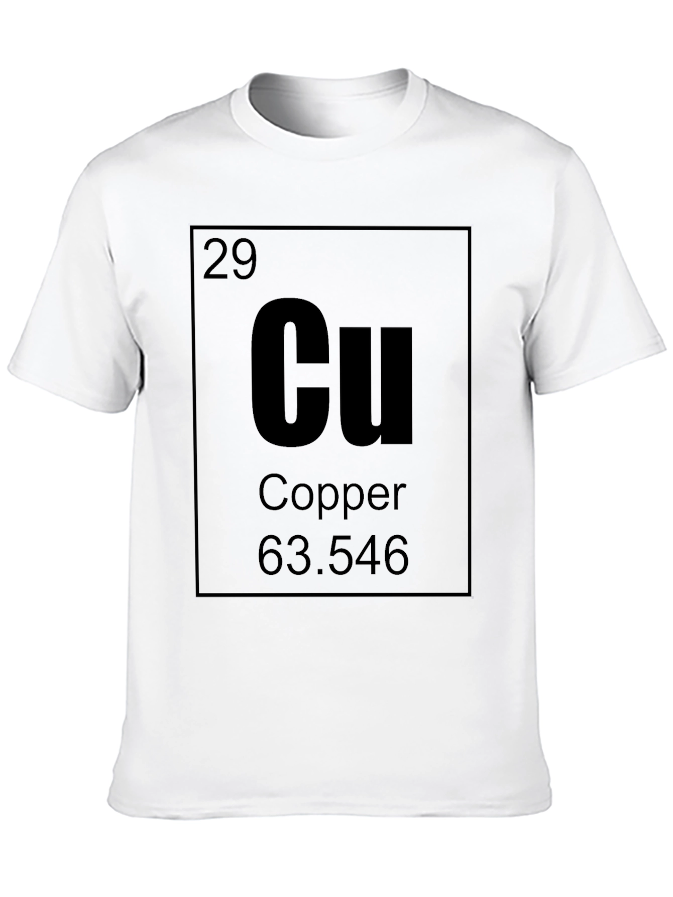 Copper Element T-Shirt - Periodic Table Chemistry Tee