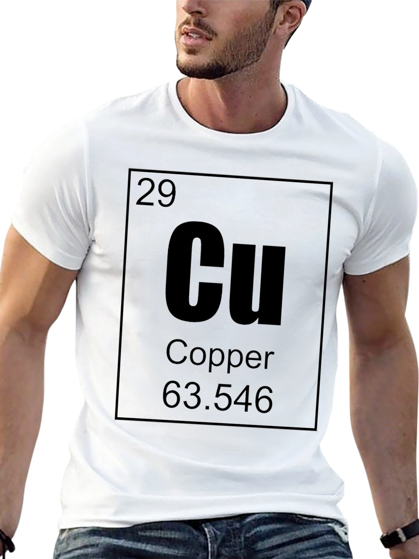 Copper Element T-Shirt - Periodic Table Chemistry Tee