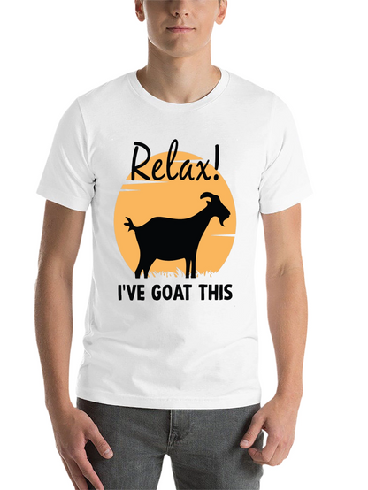 Relax! Ive Goat This Black Graphic T-Shirt