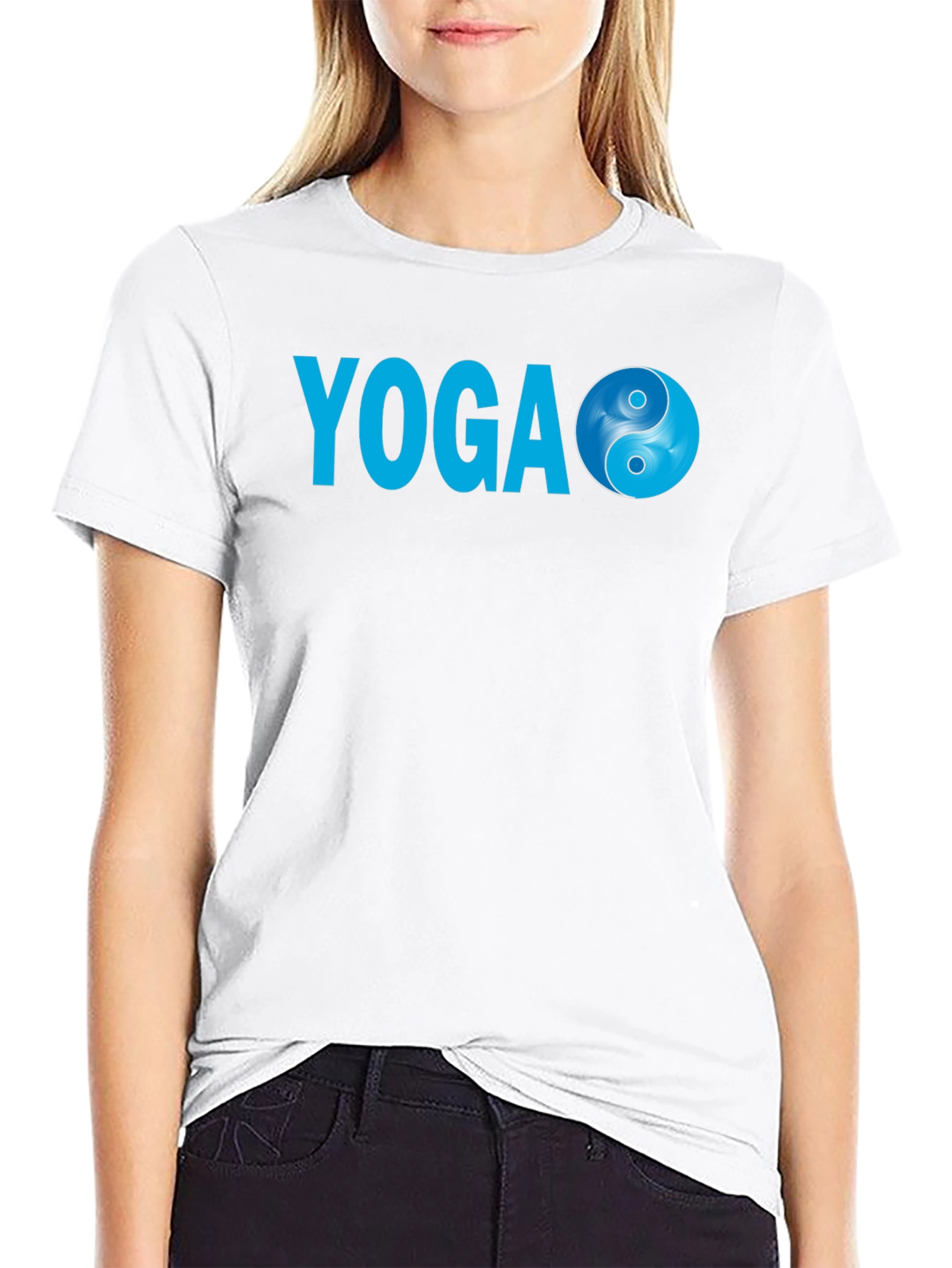 Yoga Yin Yang Graphic T-Shirt
