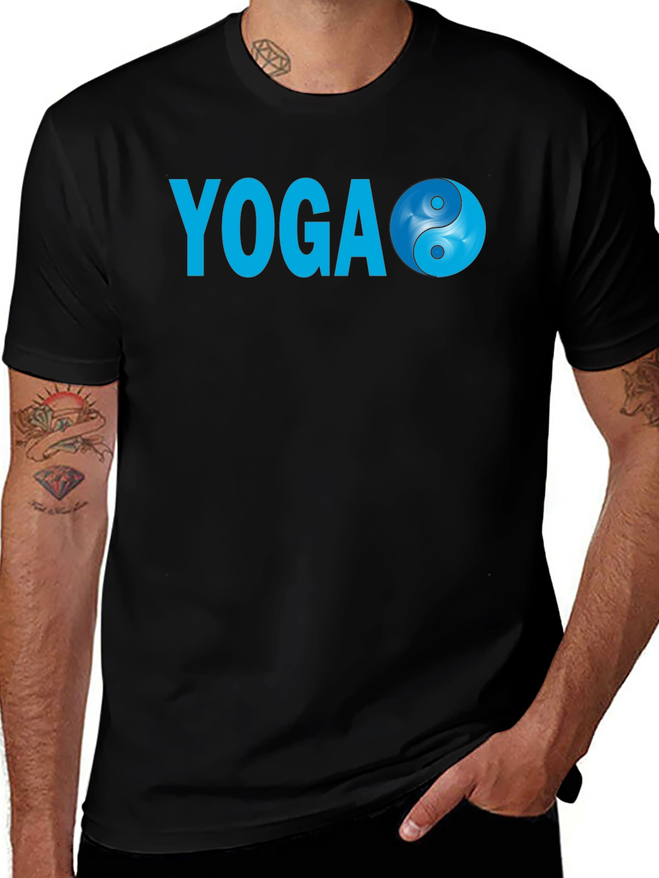 Yoga Yin Yang Graphic T-Shirt