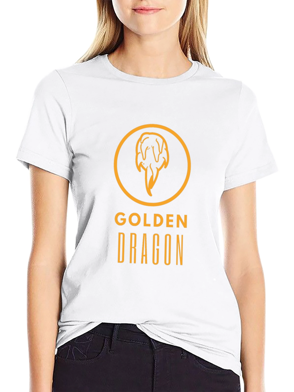 Golden Dragon Graphic Tee - Stylish Mens T-Shirt