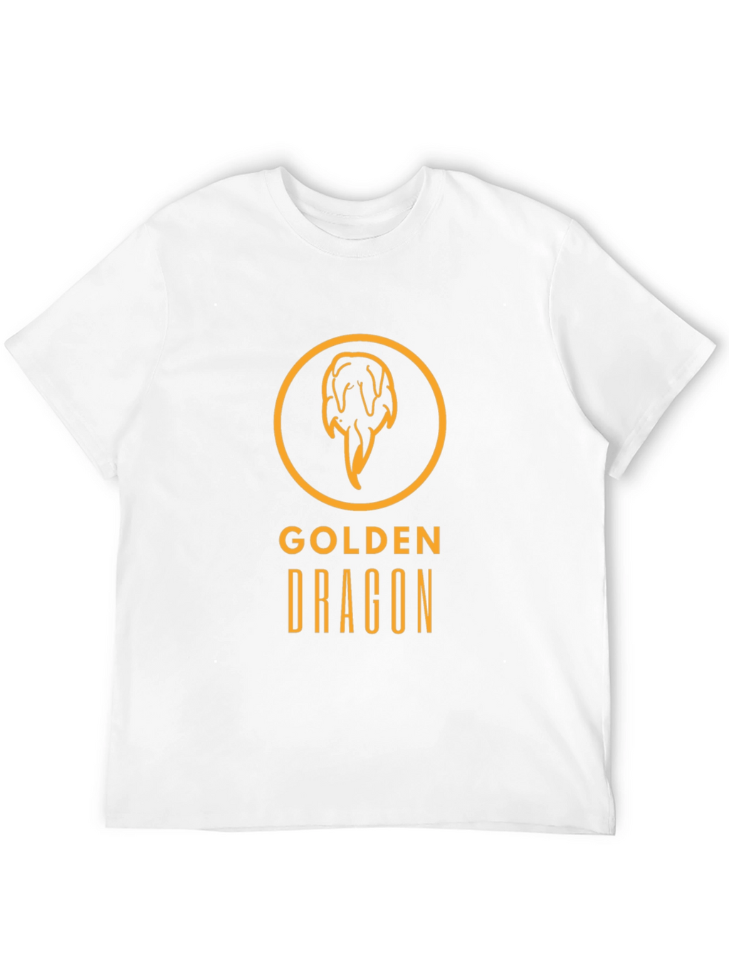Golden Dragon Graphic Tee - Stylish Mens T-Shirt