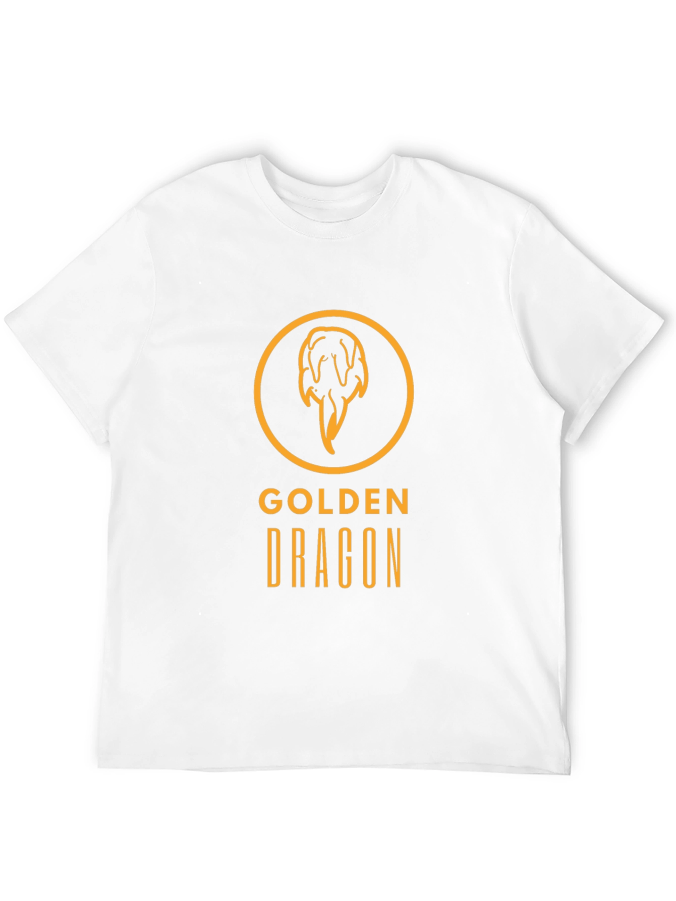 Golden Dragon Graphic Tee - Stylish Mens T-Shirt