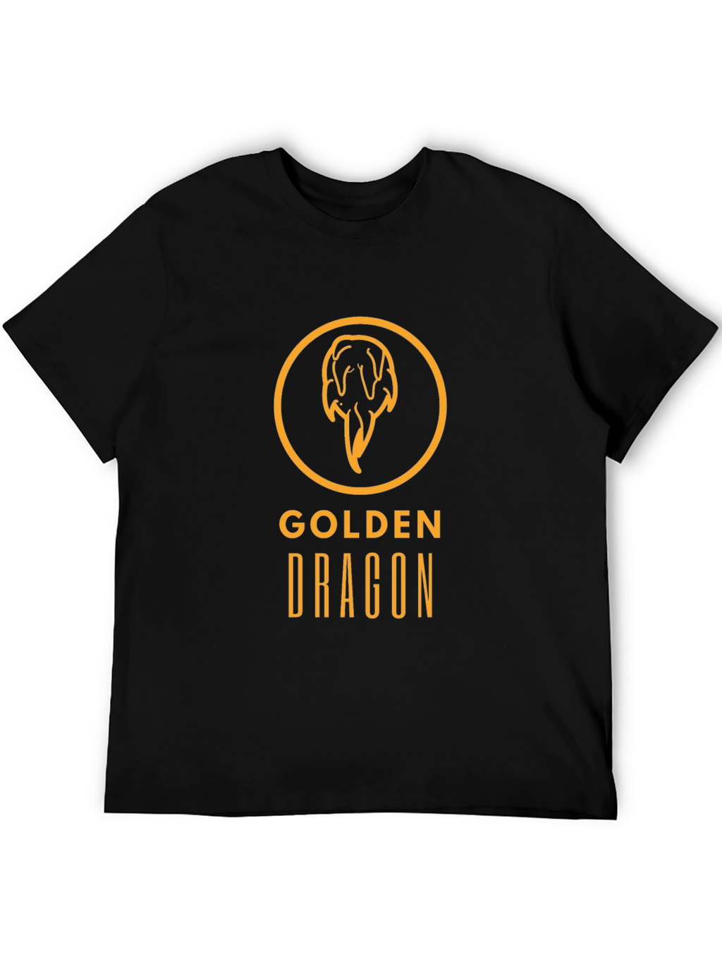 Golden Dragon Graphic Tee - Stylish Mens T-Shirt