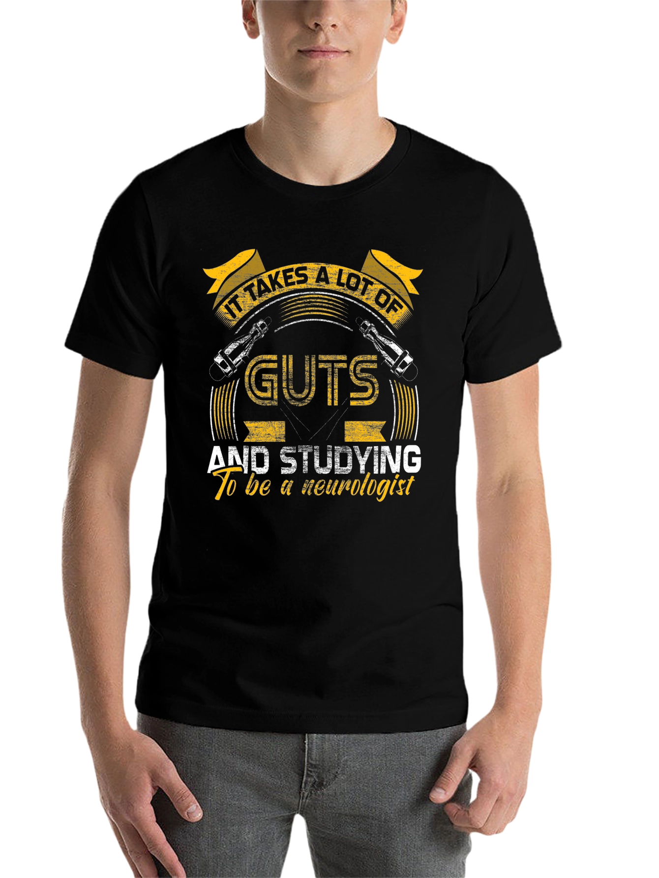Neurologist T-Shirt - It Takes Guts