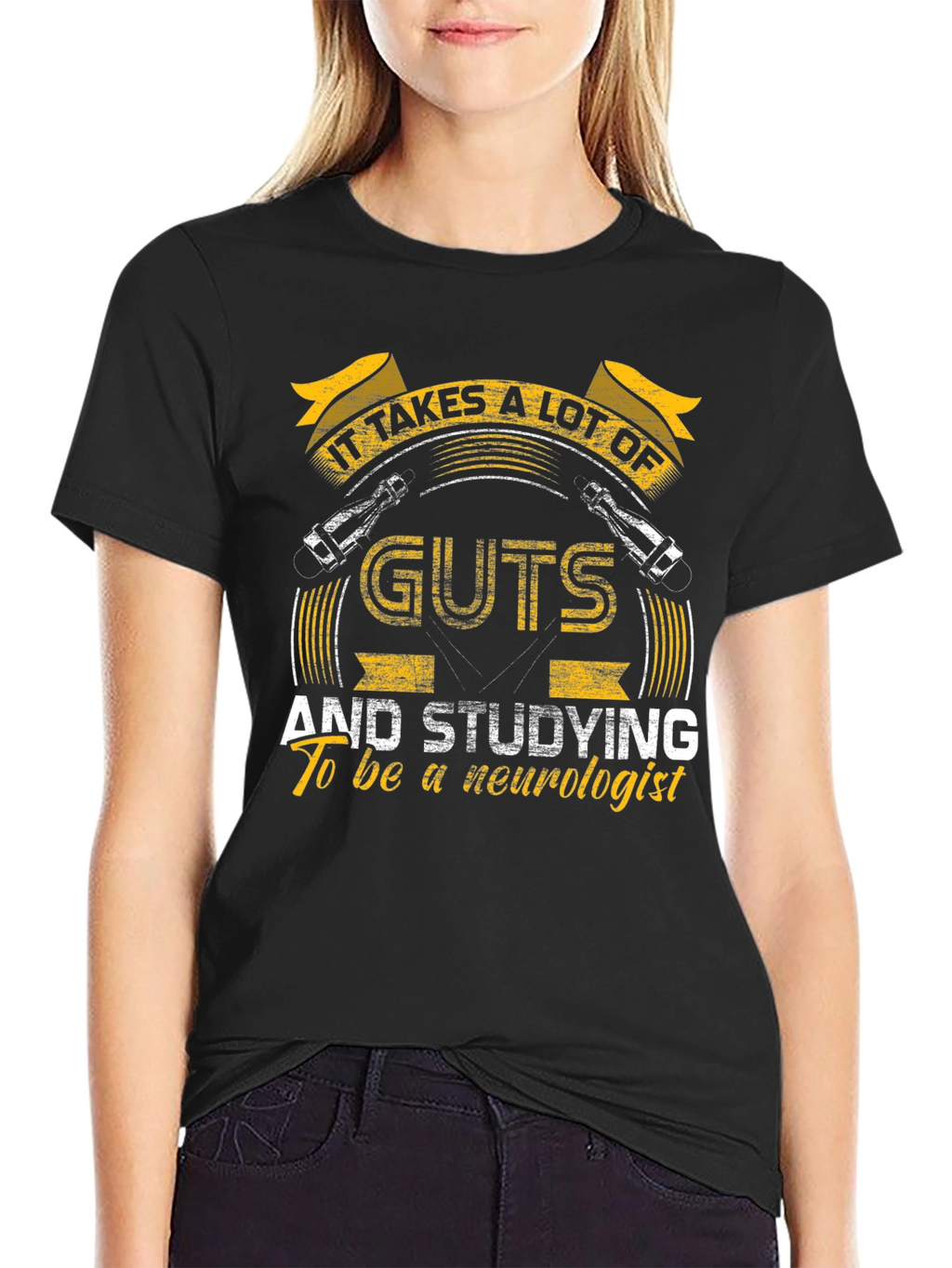 Neurologist T-Shirt - It Takes Guts