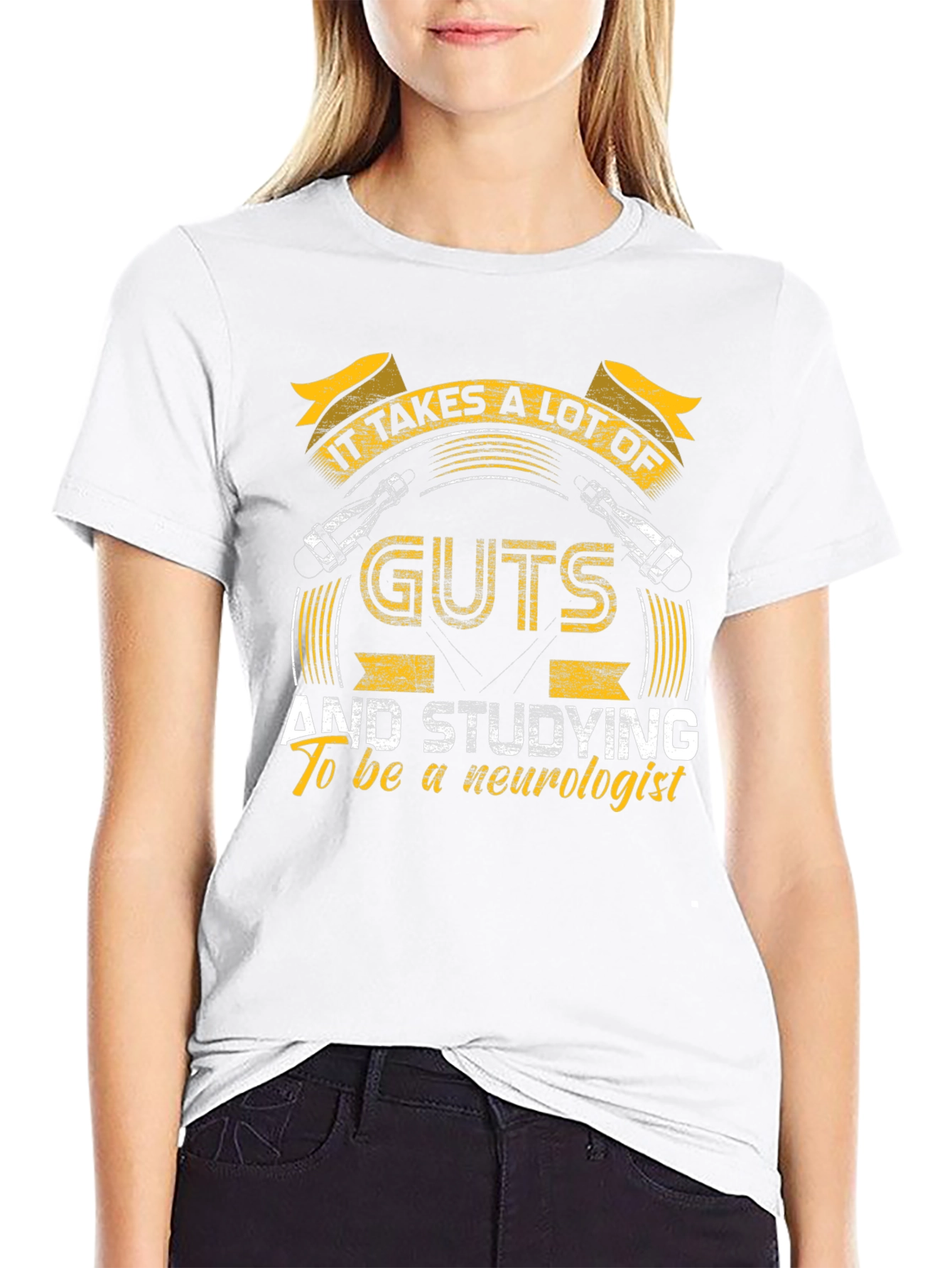 Neurologist T-Shirt - It Takes Guts