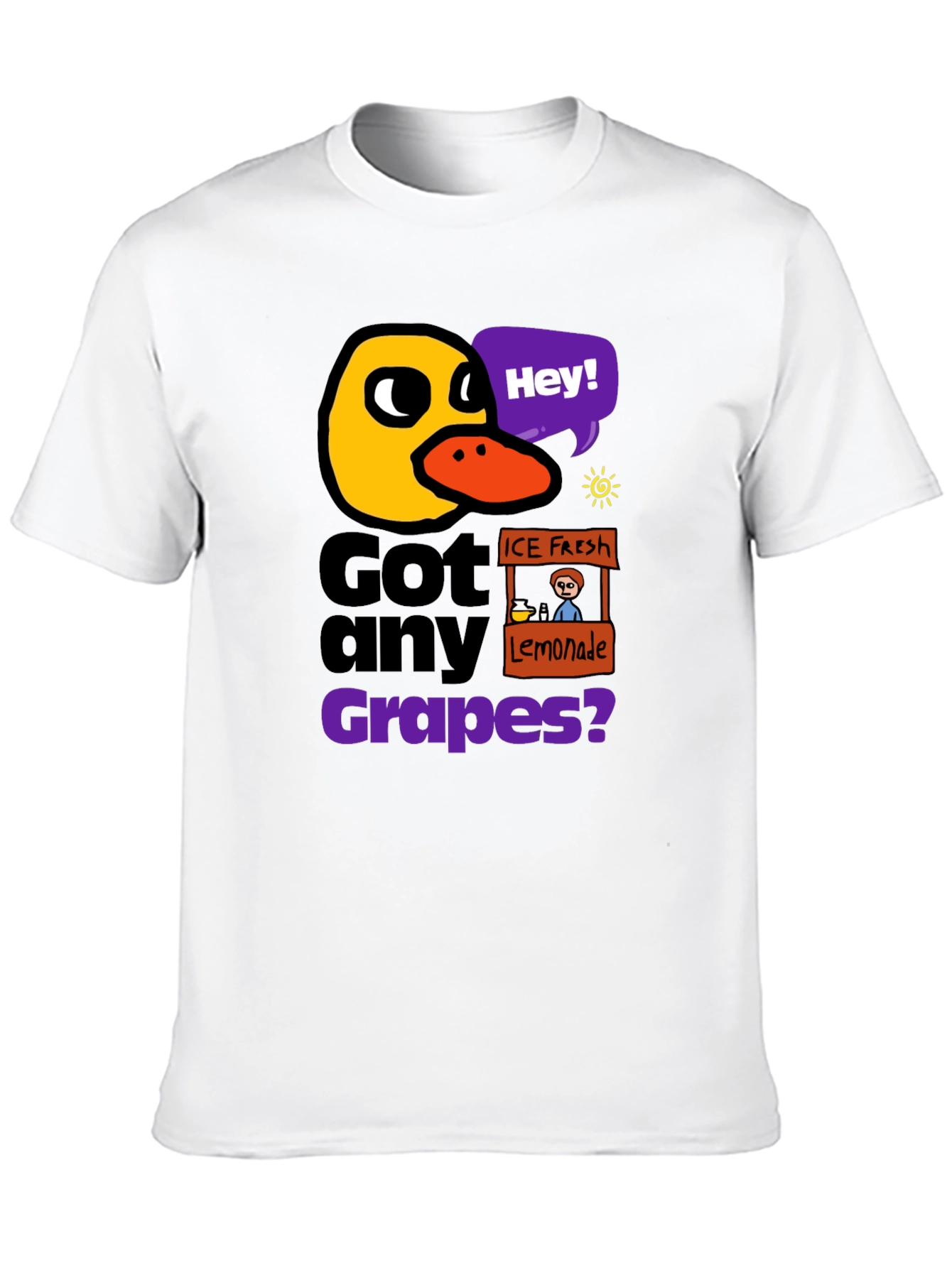Got Any Grapes? Novelty Graphic Tee