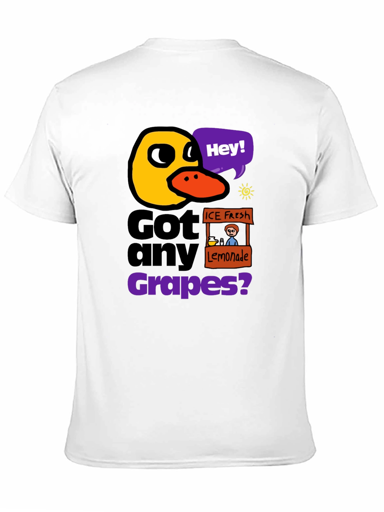 Got Any Grapes? Novelty Graphic Tee