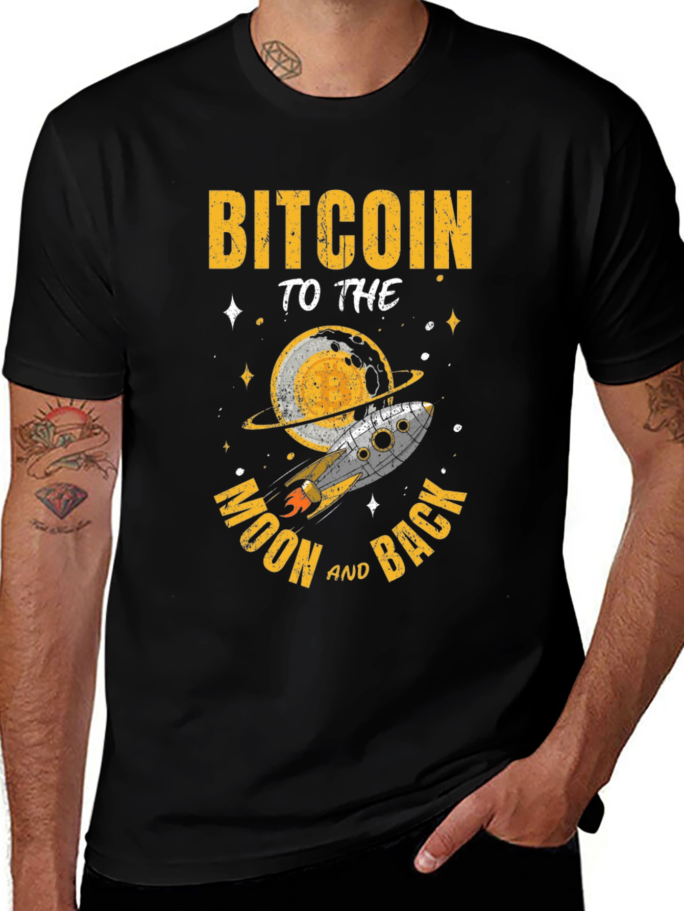 Bitcoin to the Moon T-Shirt