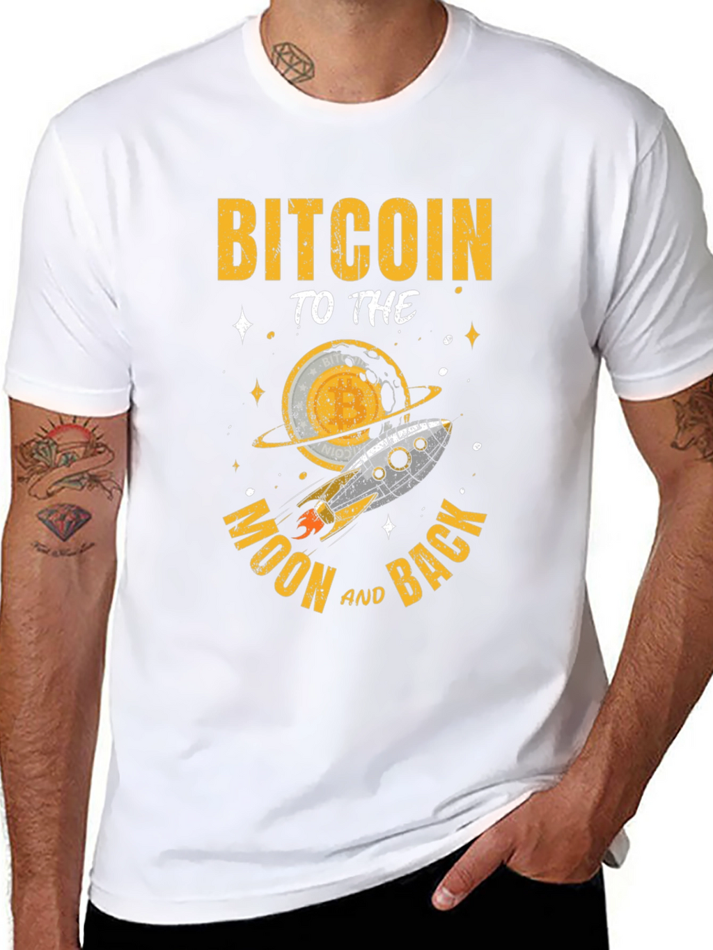 Bitcoin to the Moon T-Shirt