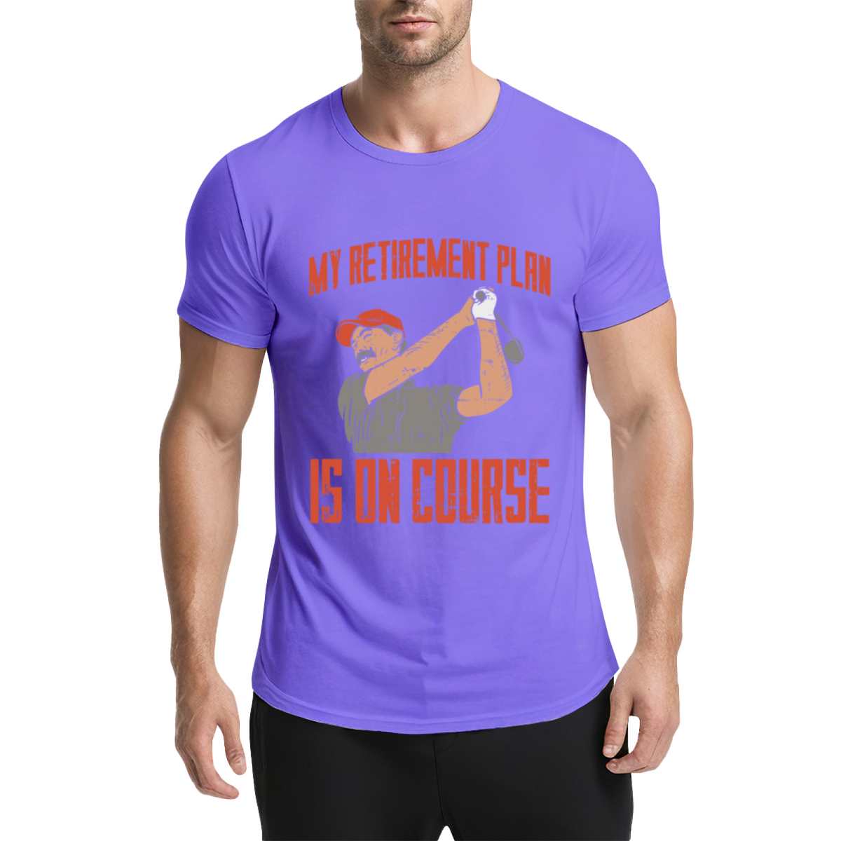 My Retirement Plan Is On Course Golf Lover Vintage Tee