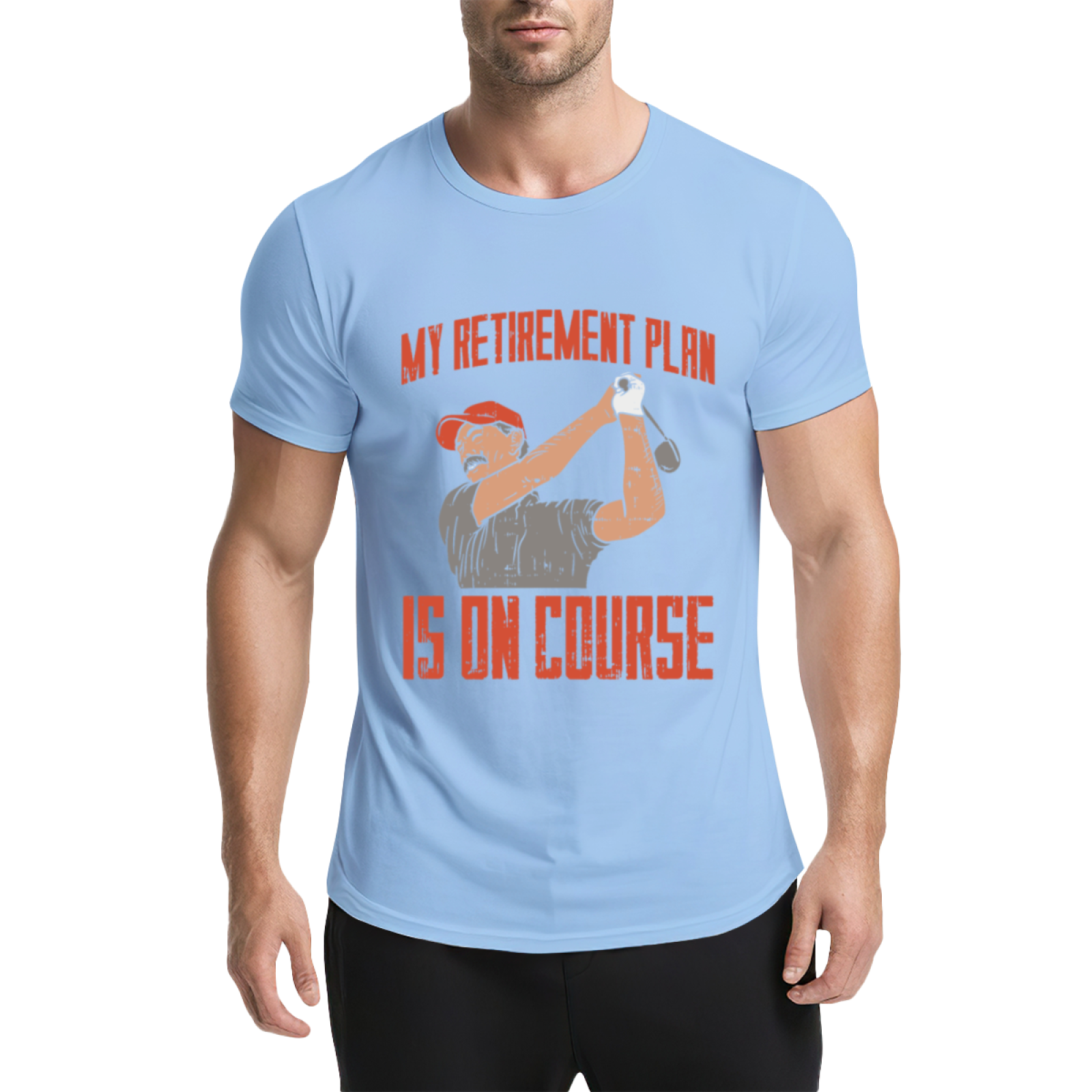 My Retirement Plan Is On Course Golf Lover Vintage Tee