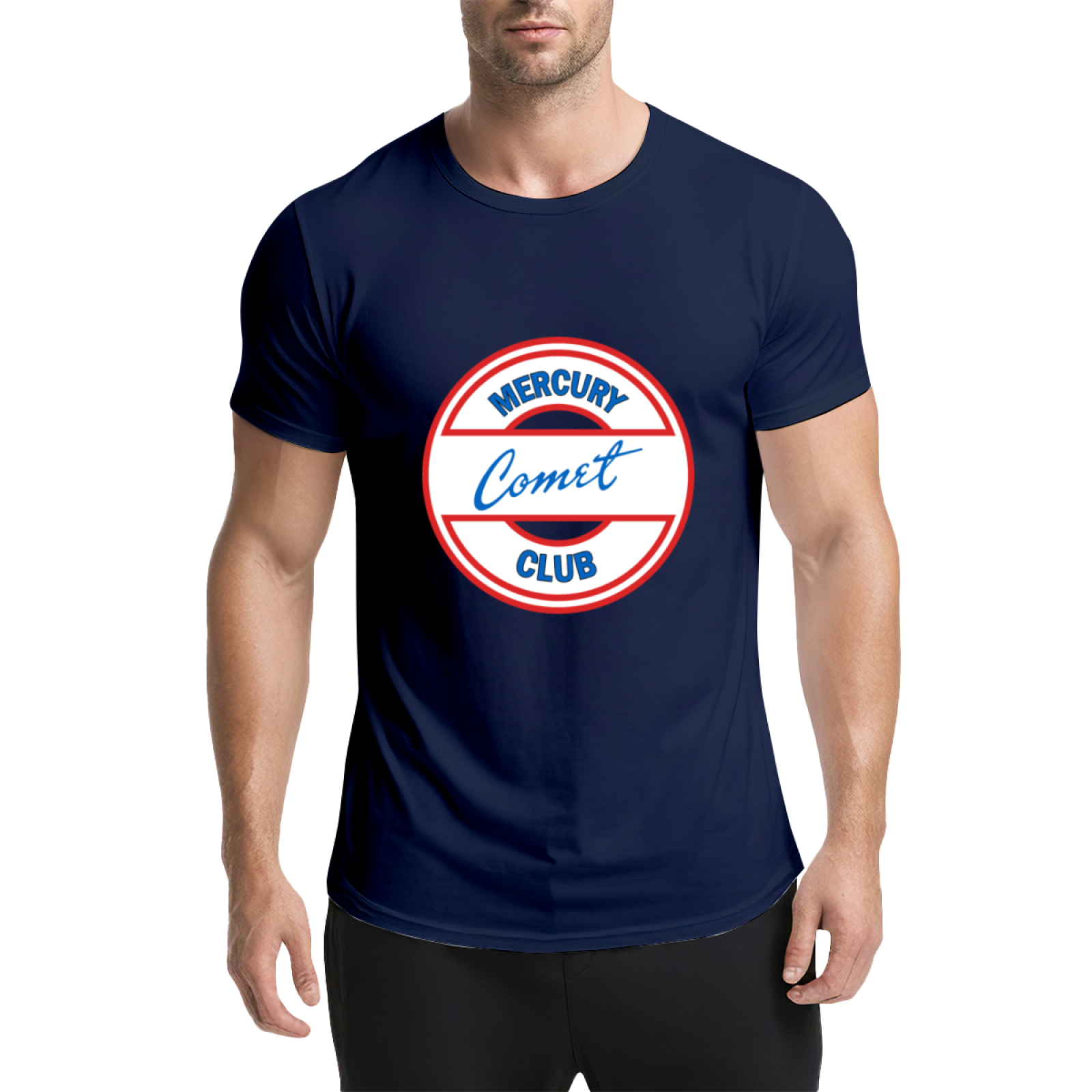 Mercury Comet Club Retro Badge T-Shirt