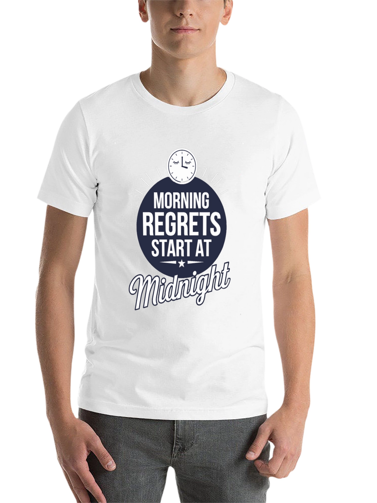 Morning Regrets Midnight Graphic T-Shirt