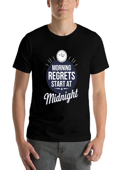 Morning Regrets Midnight Graphic T-Shirt