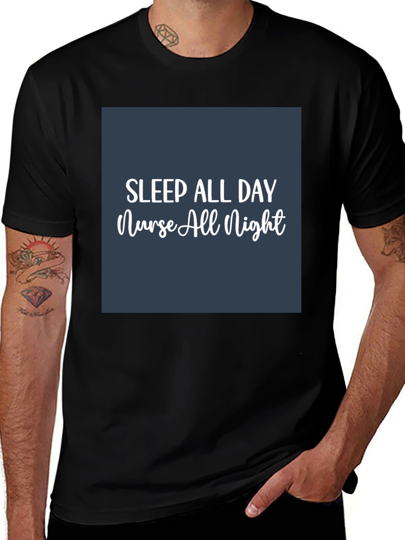 Sleep All Day Nurse All Night T-Shirt
