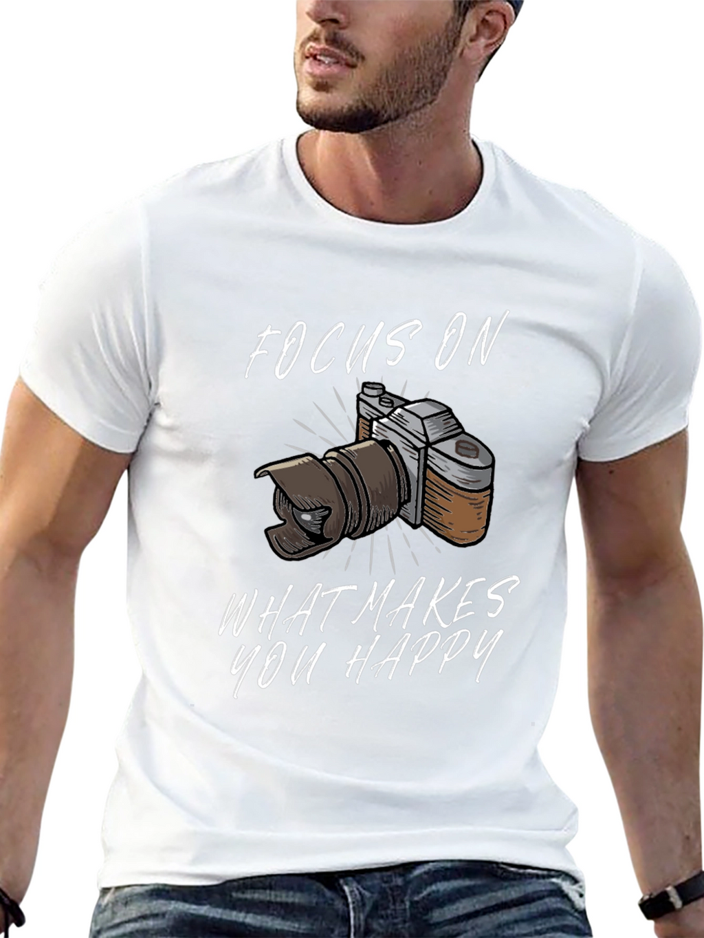 Focus On What Makes You Happy Graphic Tee
