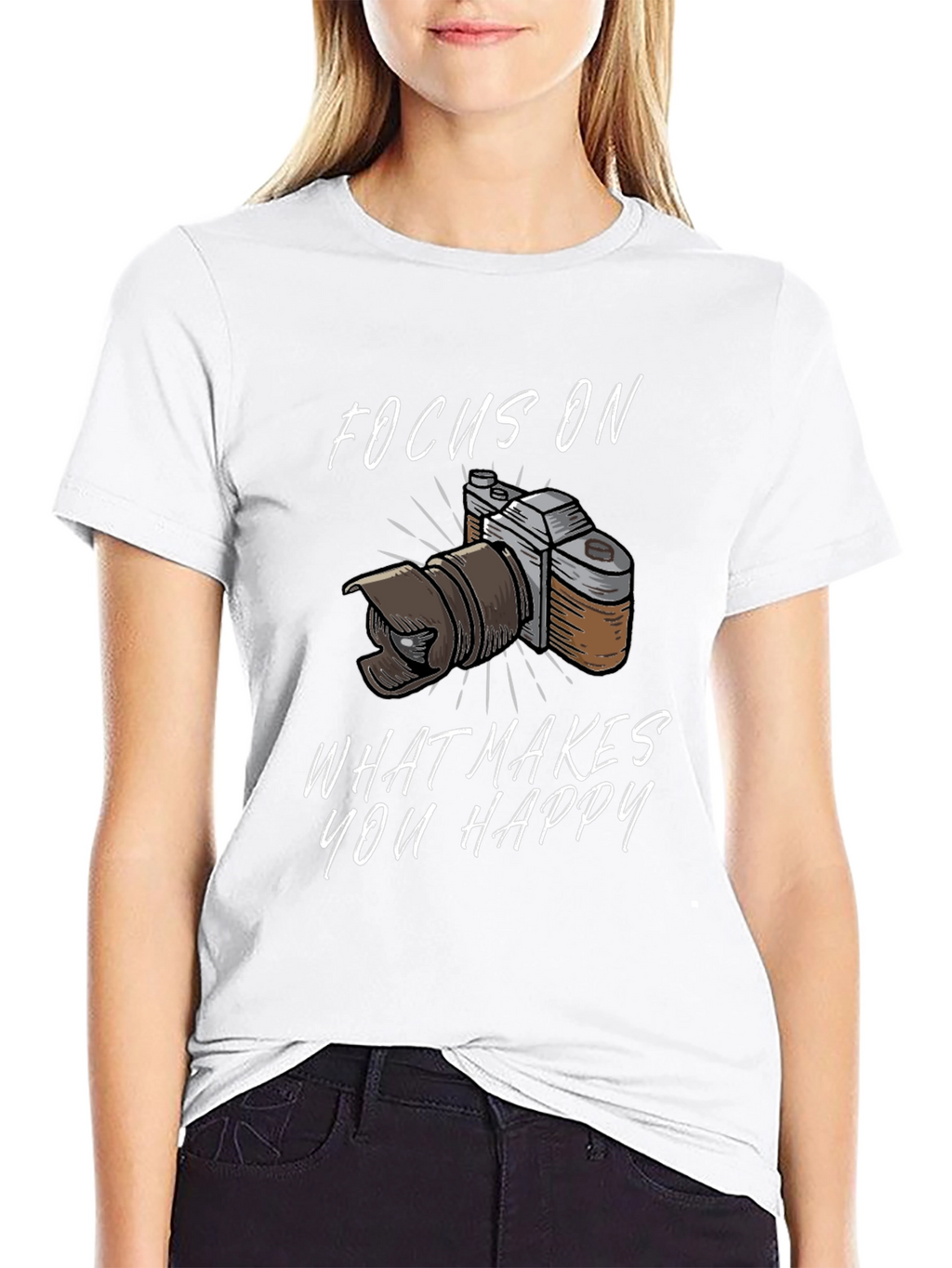 Focus On What Makes You Happy Graphic Tee