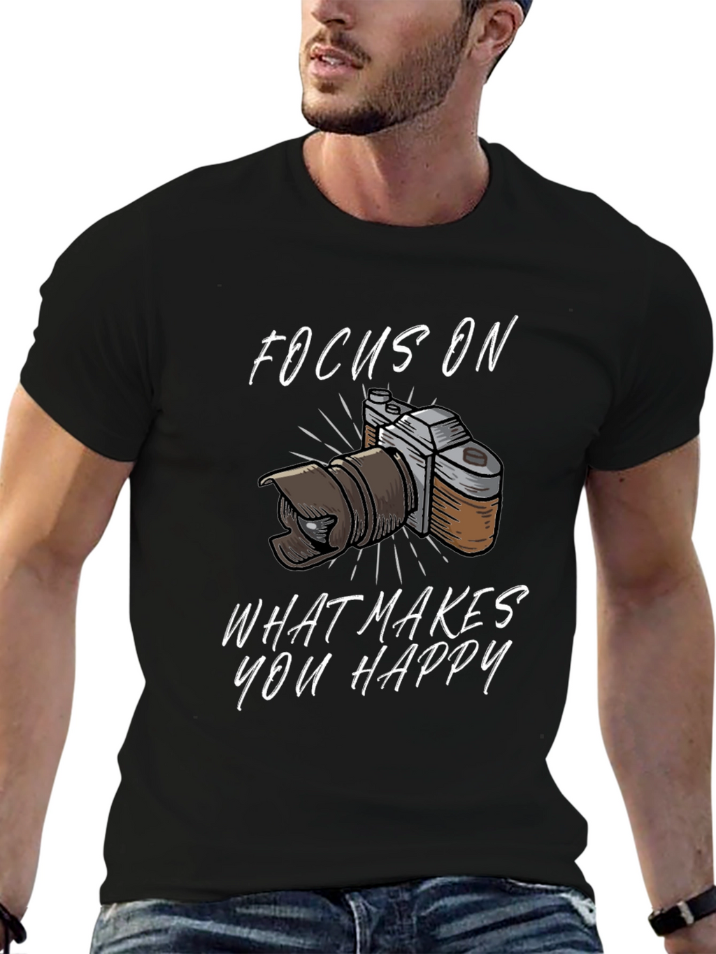 Focus On What Makes You Happy Graphic Tee