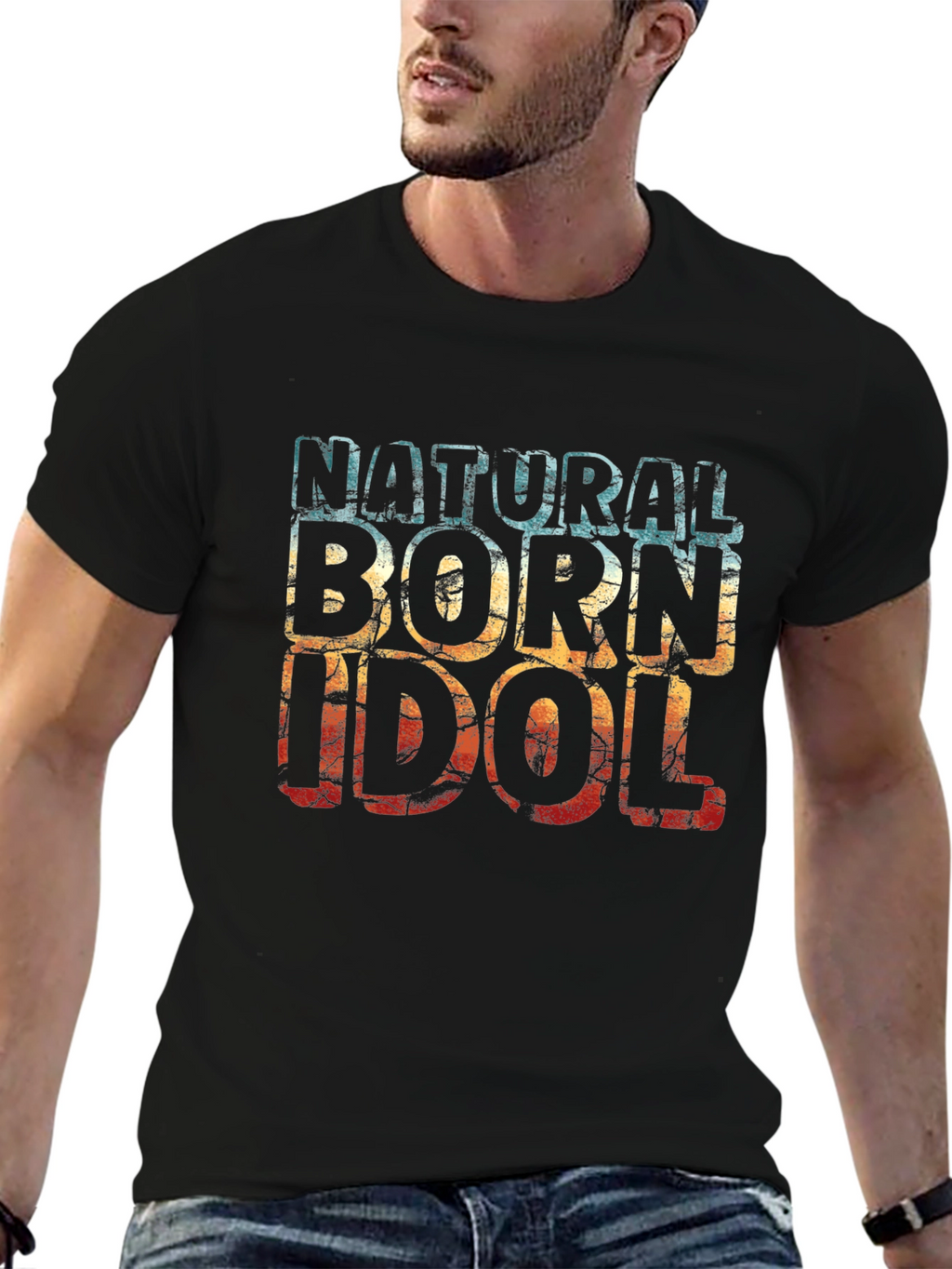 Natural Born Idol Retro Graphic T-Shirt