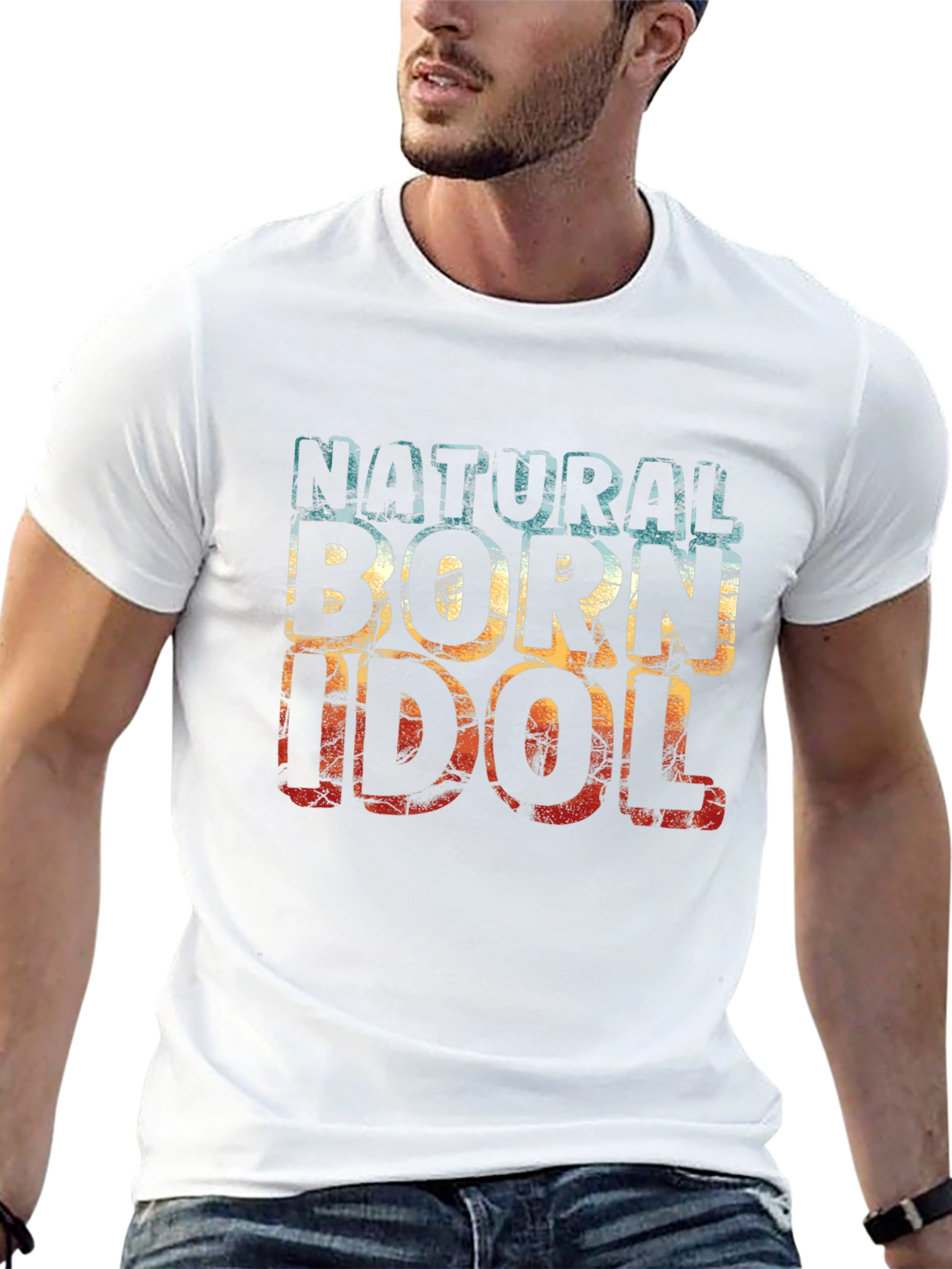 Natural Born Idol Retro Graphic T-Shirt