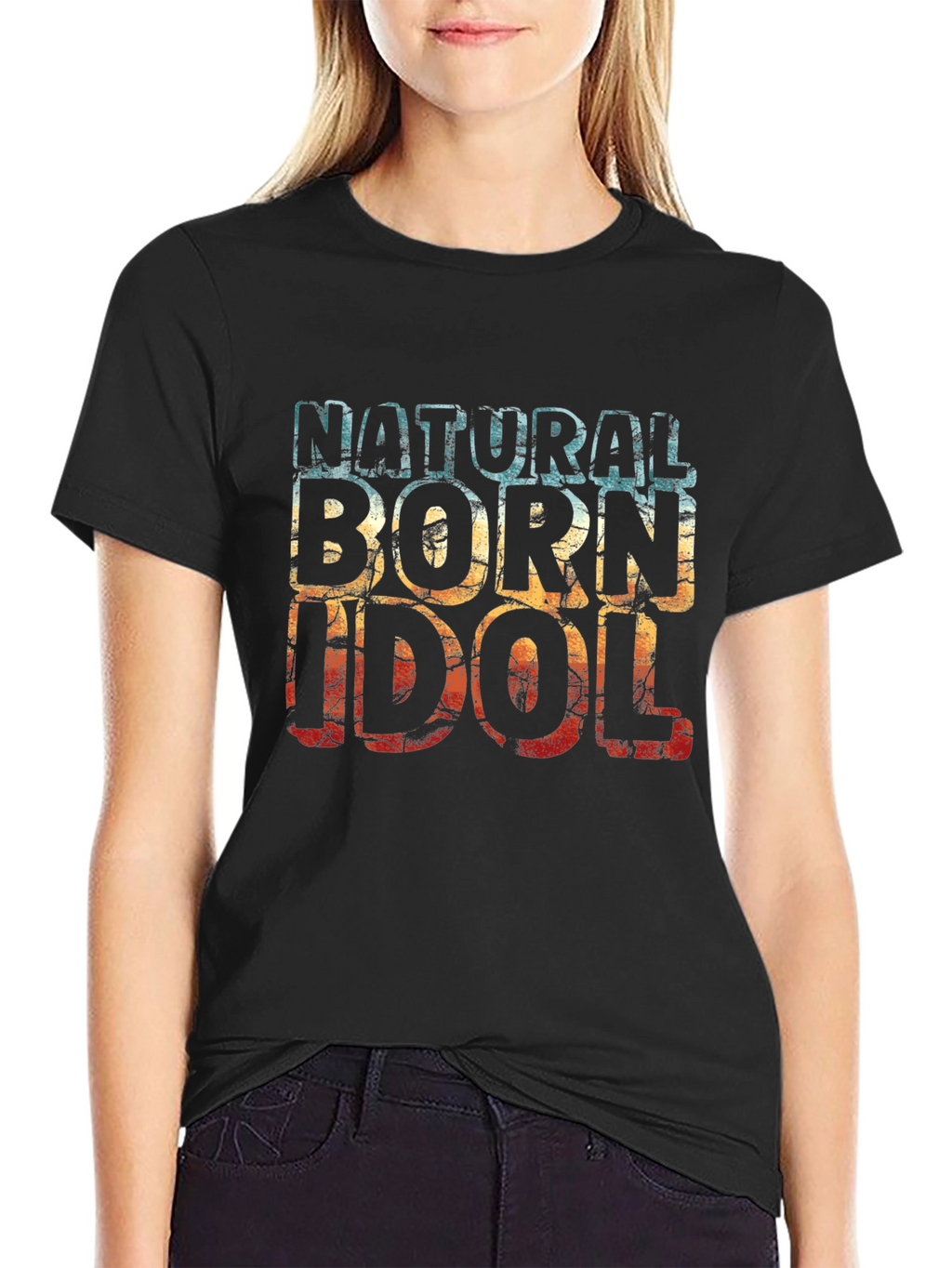 Natural Born Idol Retro Graphic T-Shirt