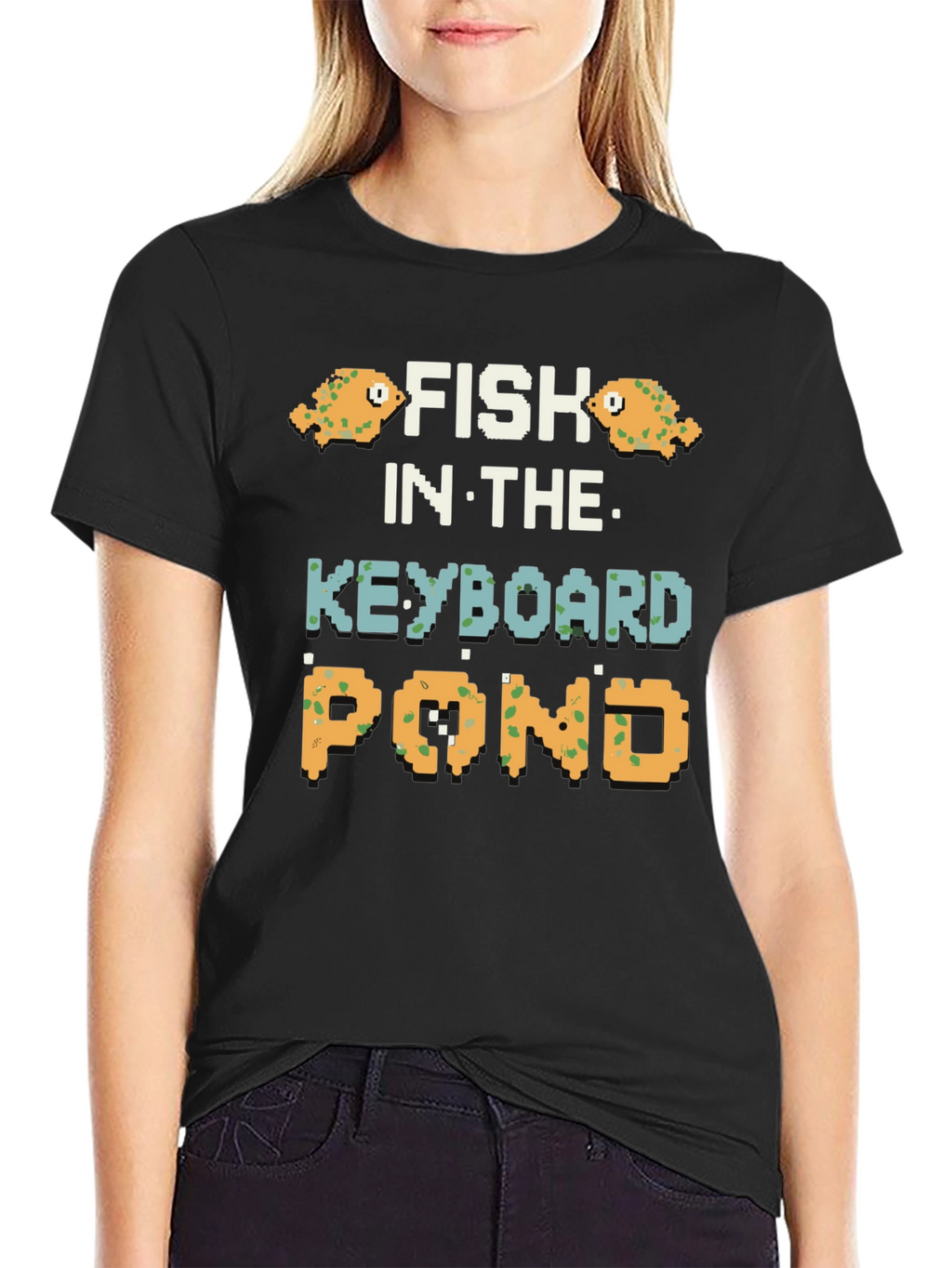 Fish in the Keyboard Pond Graphic Tee