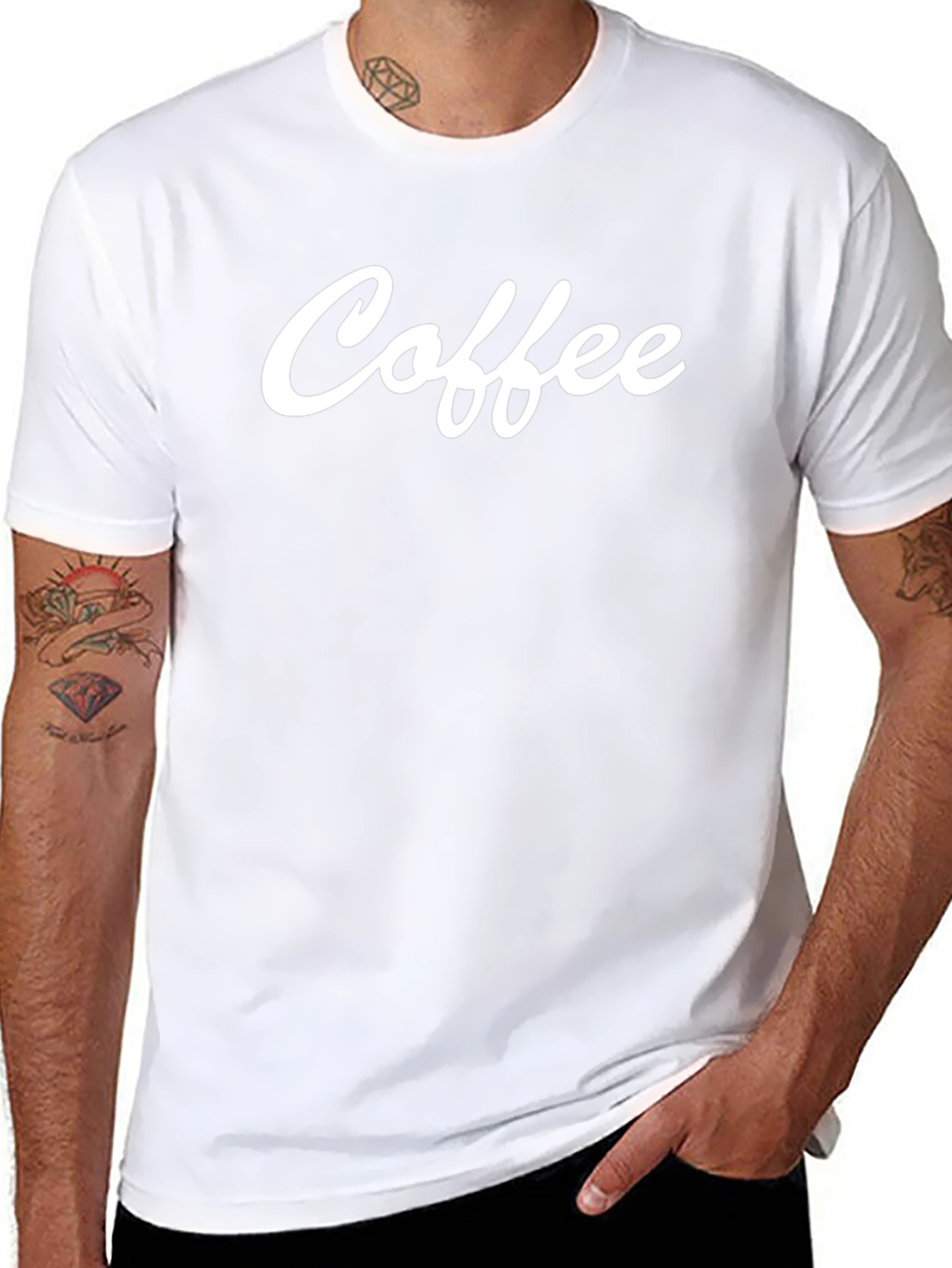 Coffee Graphic Tee - Mens Casual Shirt