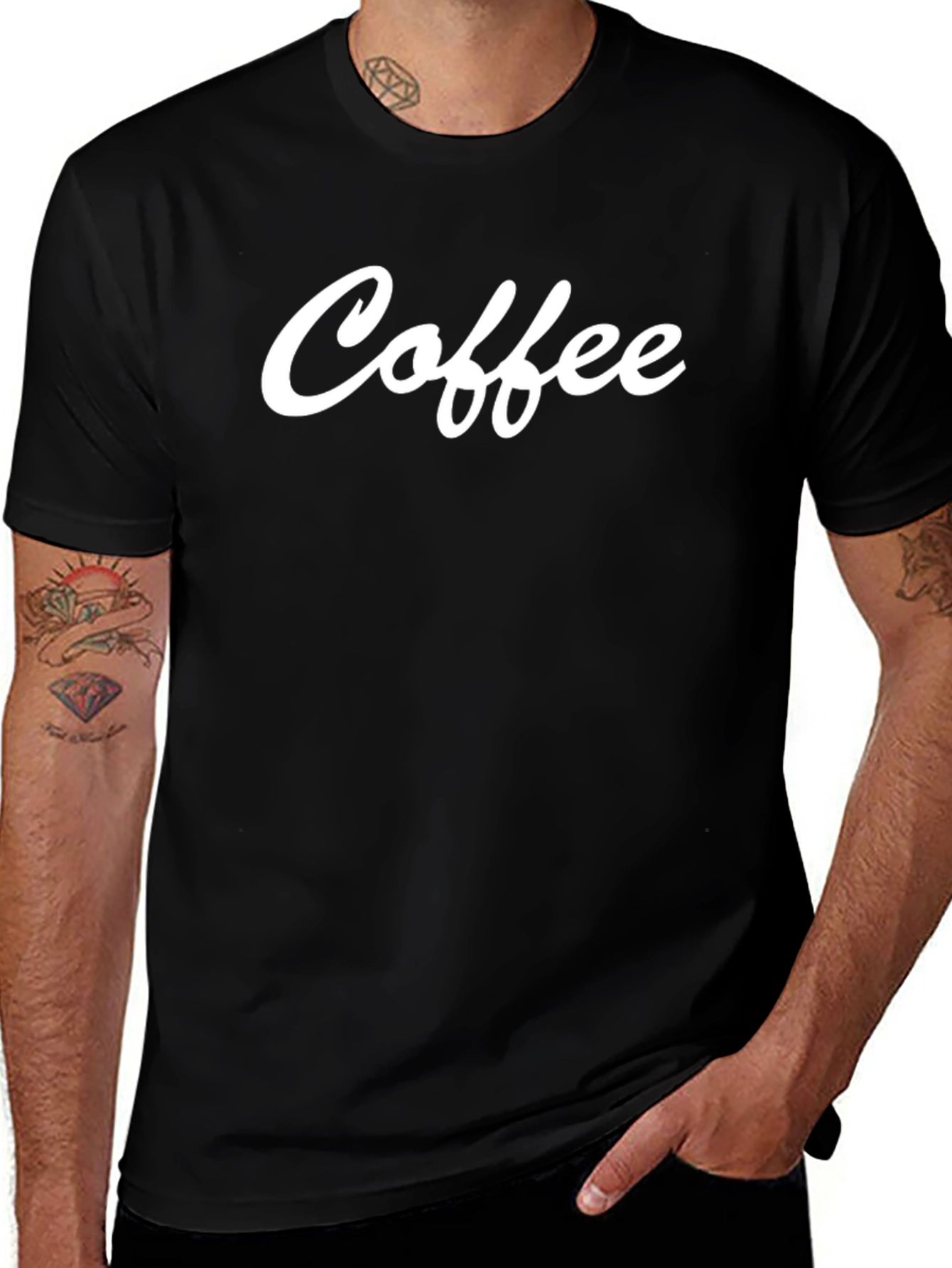 Coffee Graphic Tee - Mens Casual Shirt