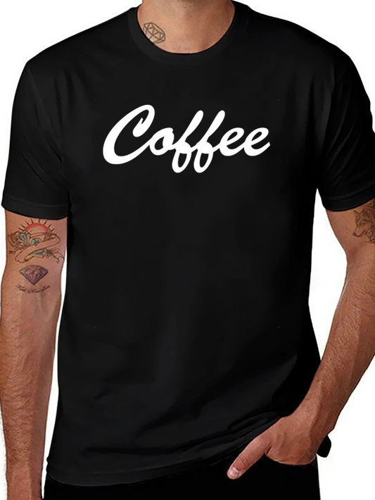 Coffee Graphic Tee - Mens Casual Shirt