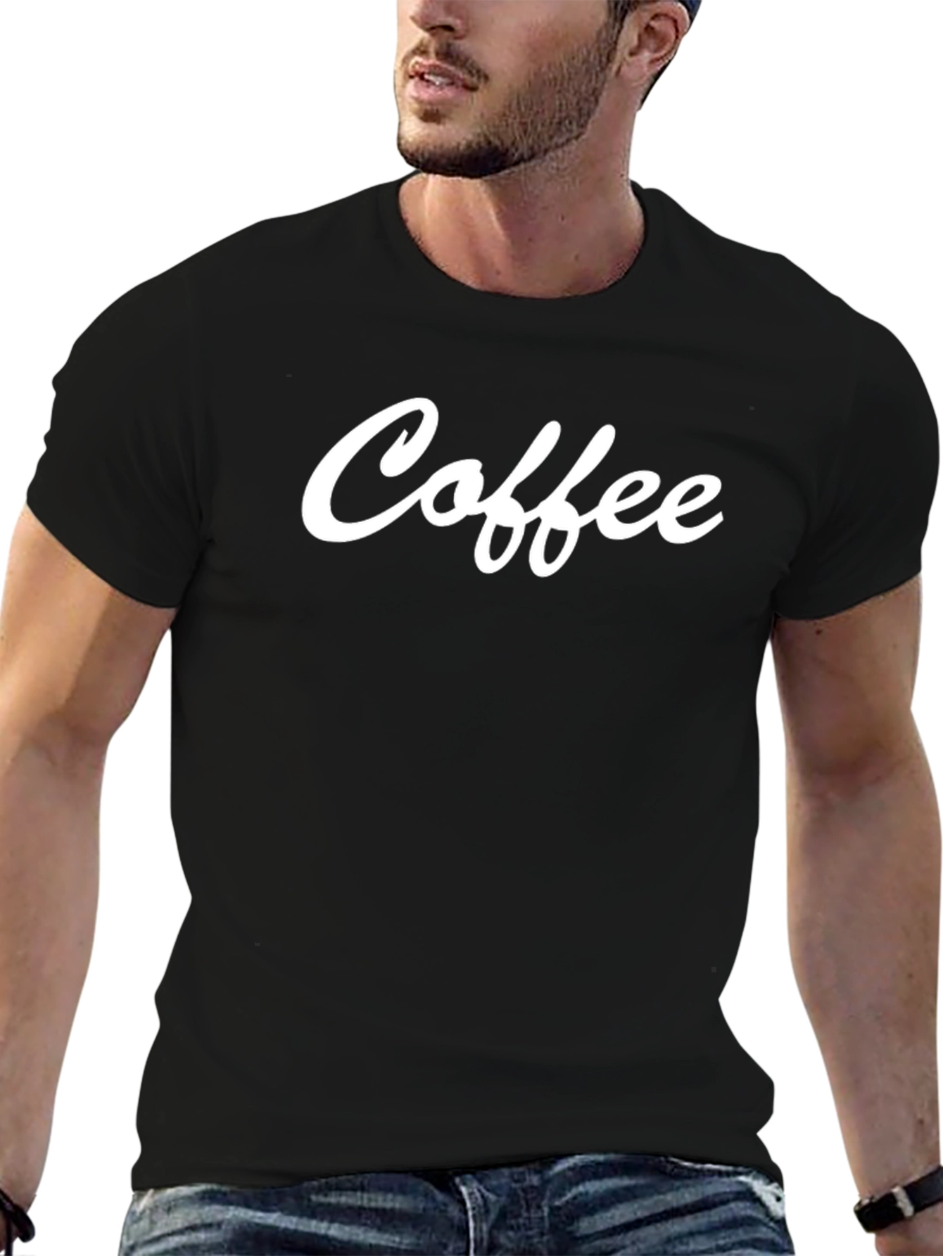 Coffee Graphic Tee - Mens Casual Shirt