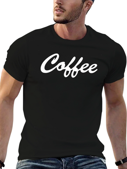 Coffee Graphic Tee - Mens Casual Shirt