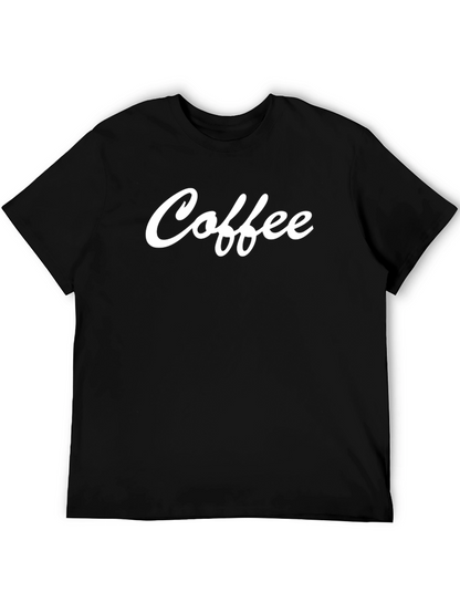 Coffee Graphic Tee - Mens Casual Shirt