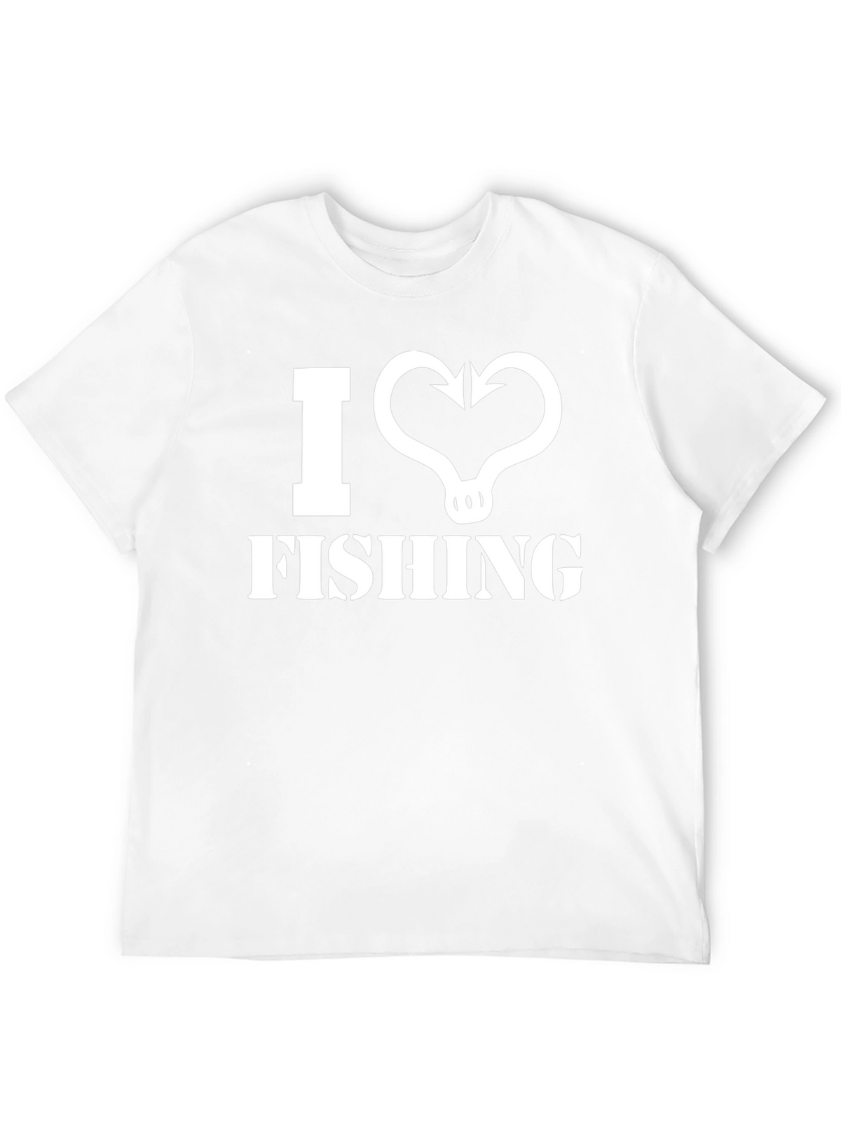 I Love Fishing Black T-Shirt