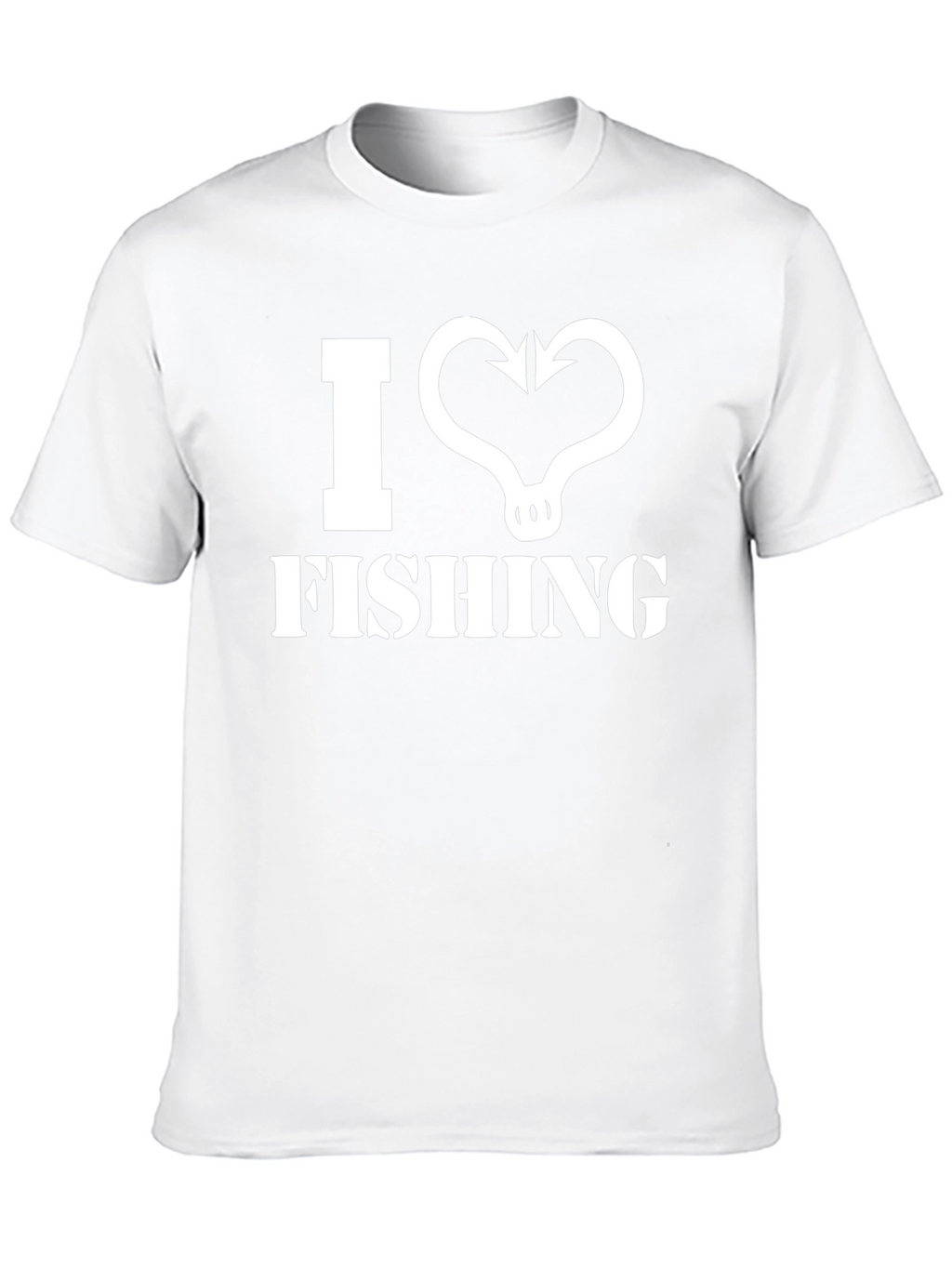 I Love Fishing Black T-Shirt