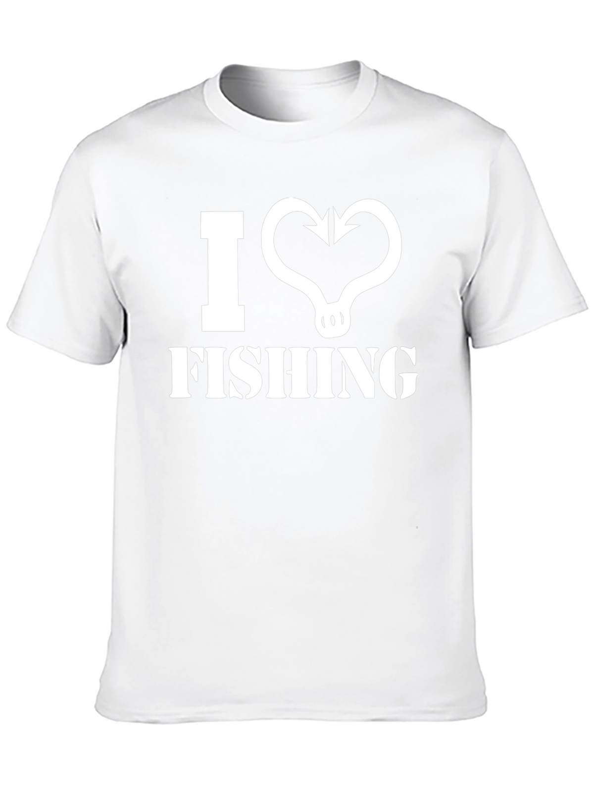 I Love Fishing Black T-Shirt
