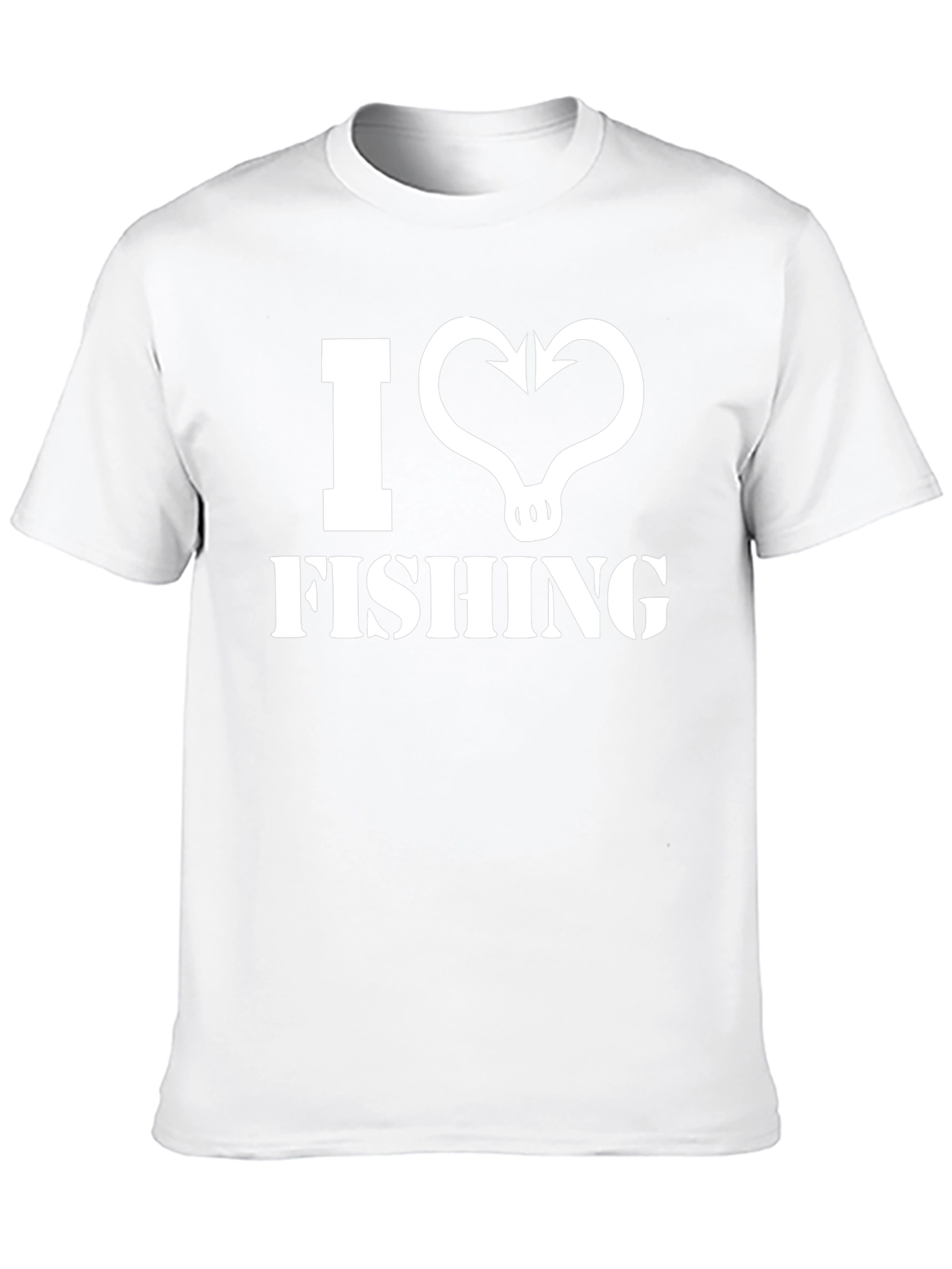 I Love Fishing Black T-Shirt