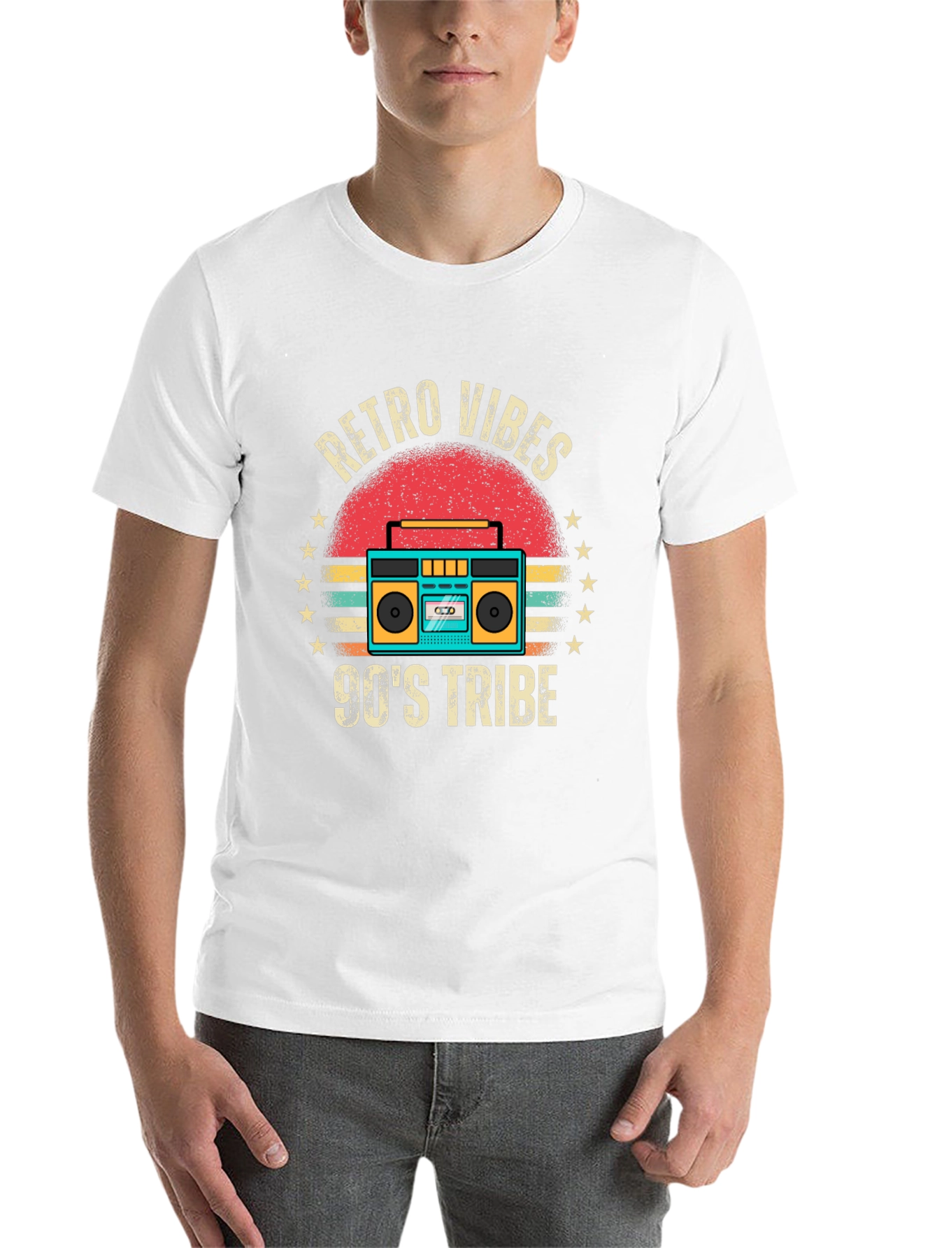 Retro Vibes 90s Tribe Graphic Tee