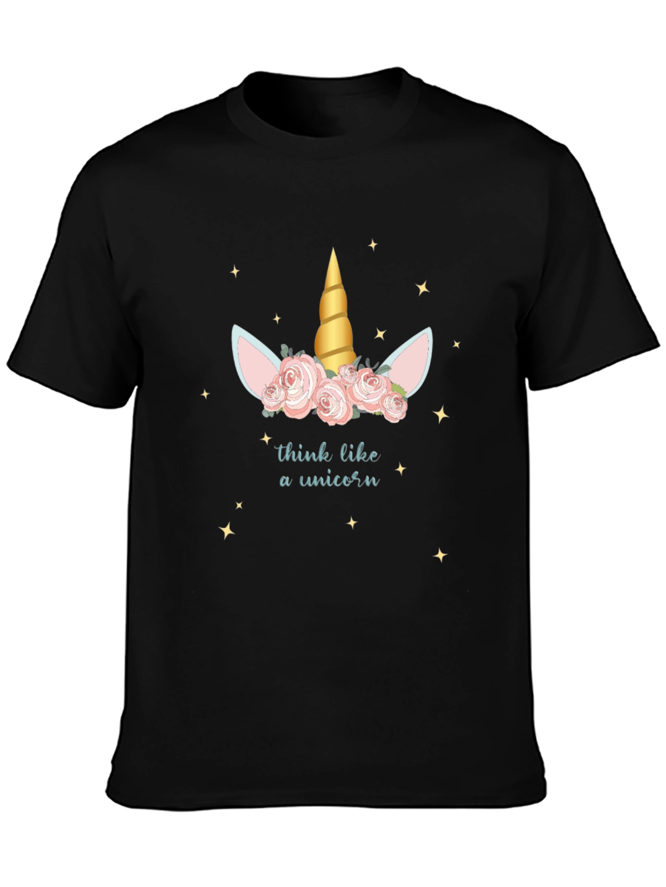 Unicorn Mindset T-Shirt - Floral Magical Tee