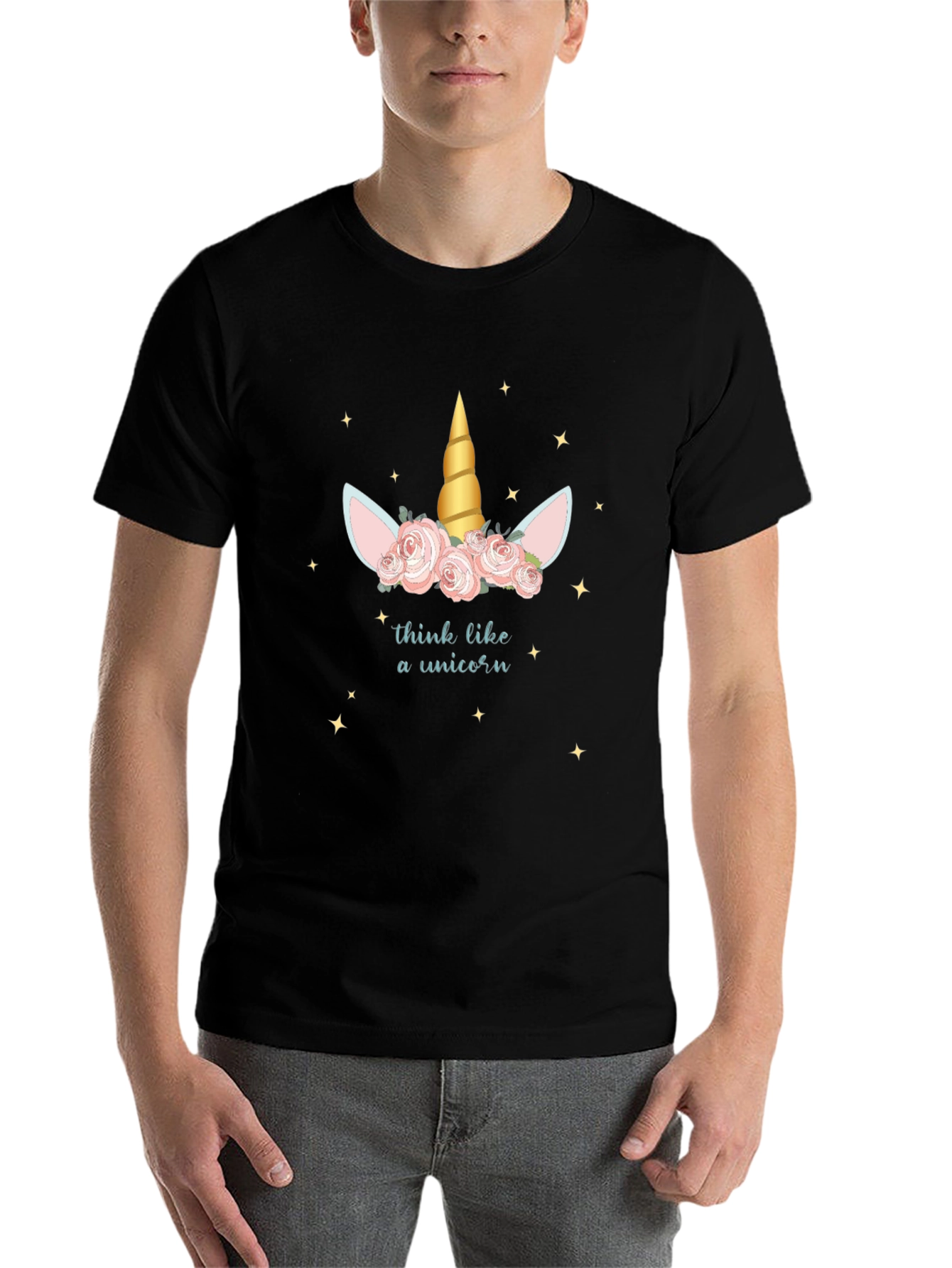 Unicorn Mindset T-Shirt - Floral Magical Tee