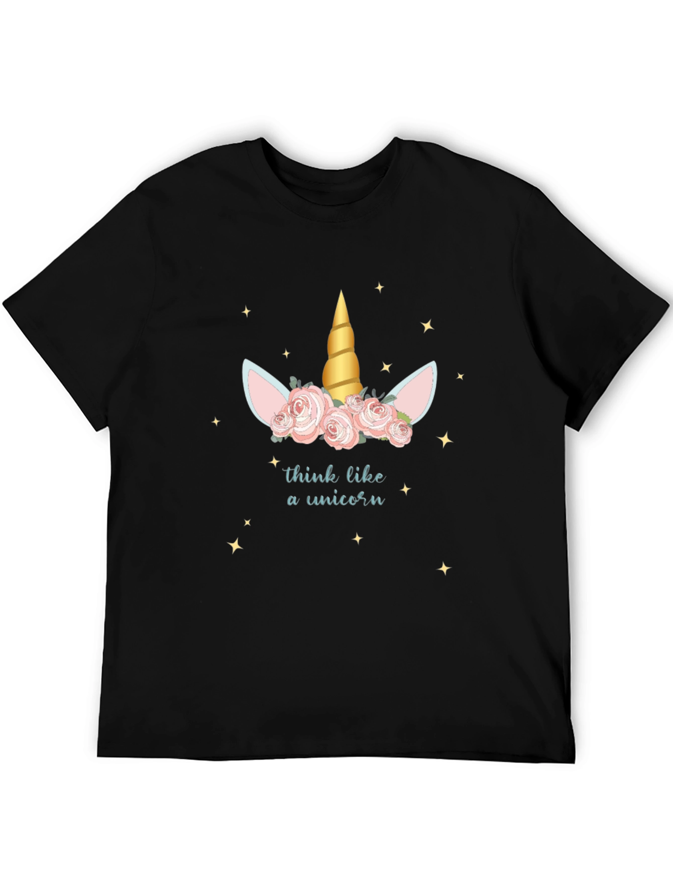 Unicorn Mindset T-Shirt - Floral Magical Tee