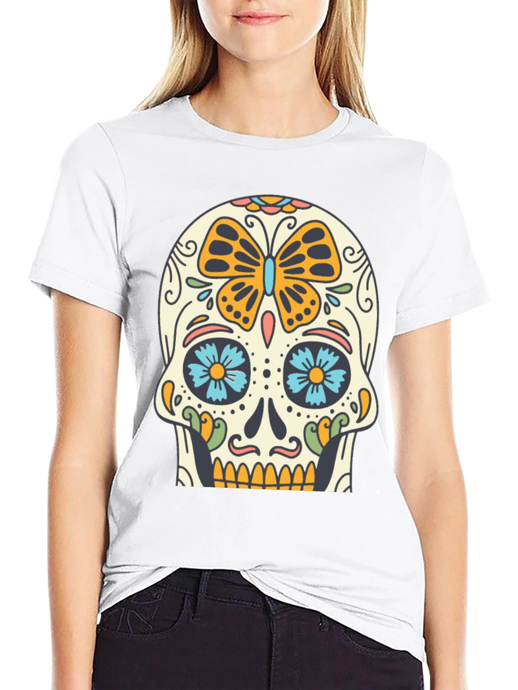 Sugar Skull T-Shirt - Day of the Dead Tee