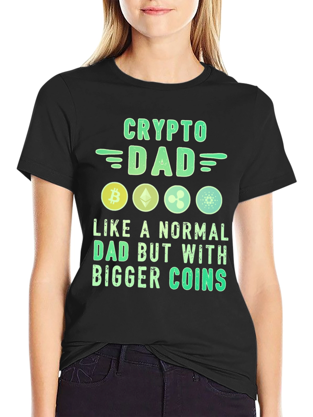 Crypto Dad T-Shirt Bitcoin Lover Tee