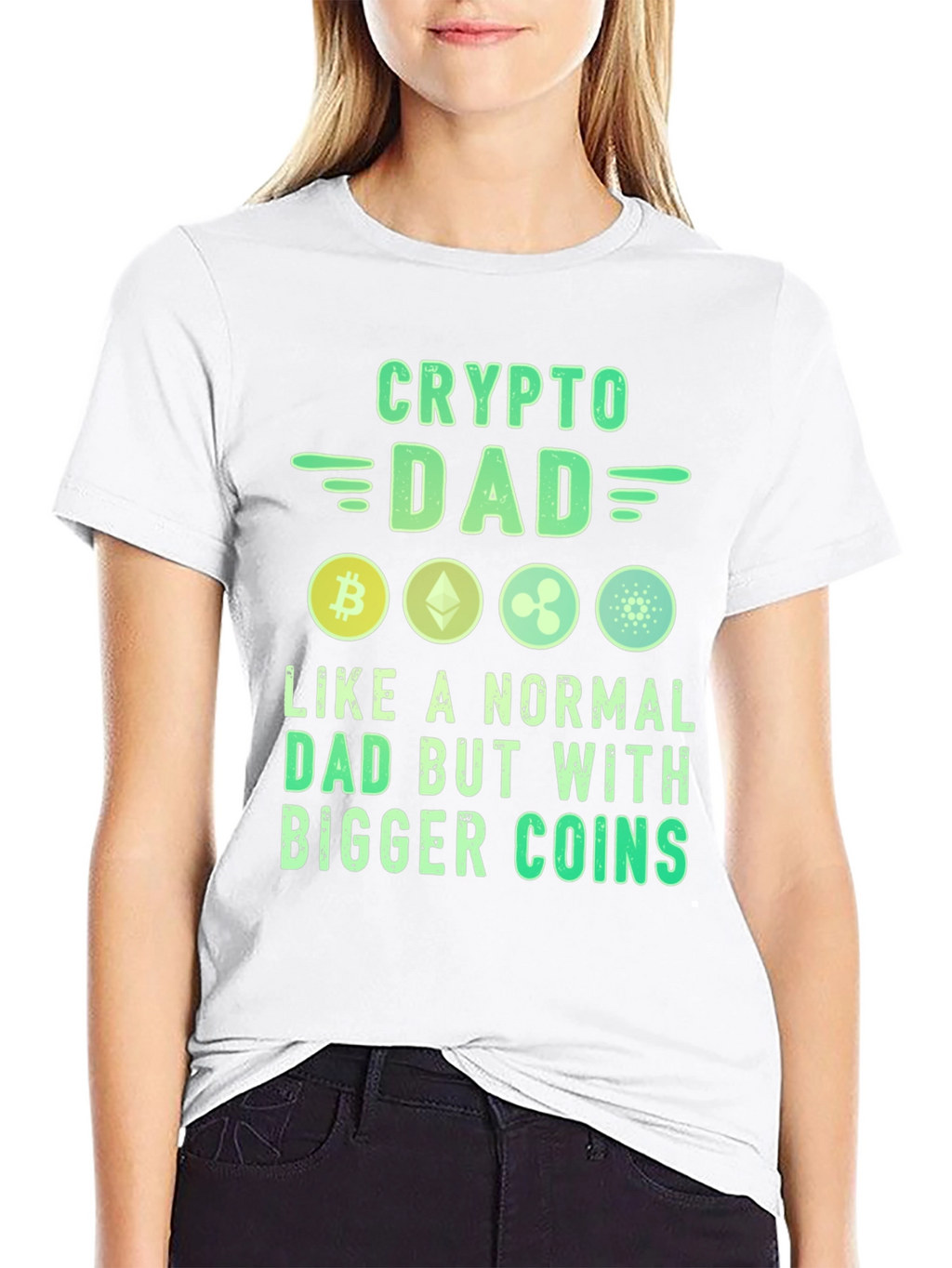 Crypto Dad T-Shirt Bitcoin Lover Tee