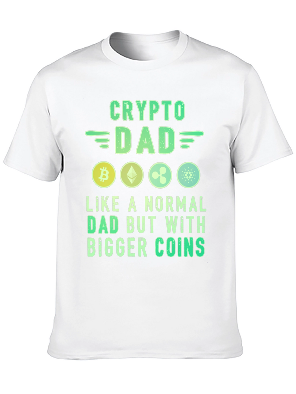 Crypto Dad T-Shirt Bitcoin Lover Tee